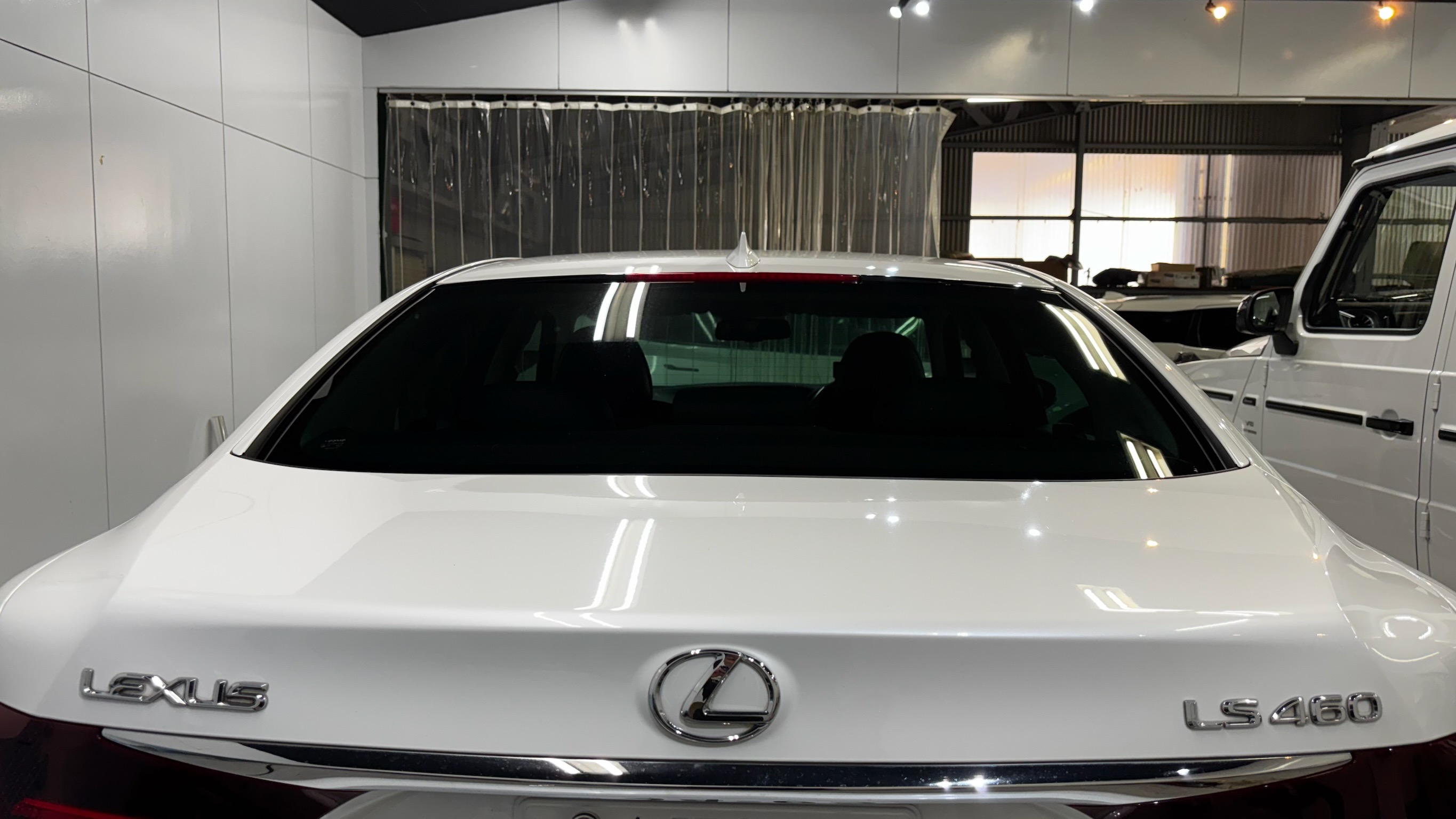 レクサス・LS：断熱フィルム施工：完成写真１