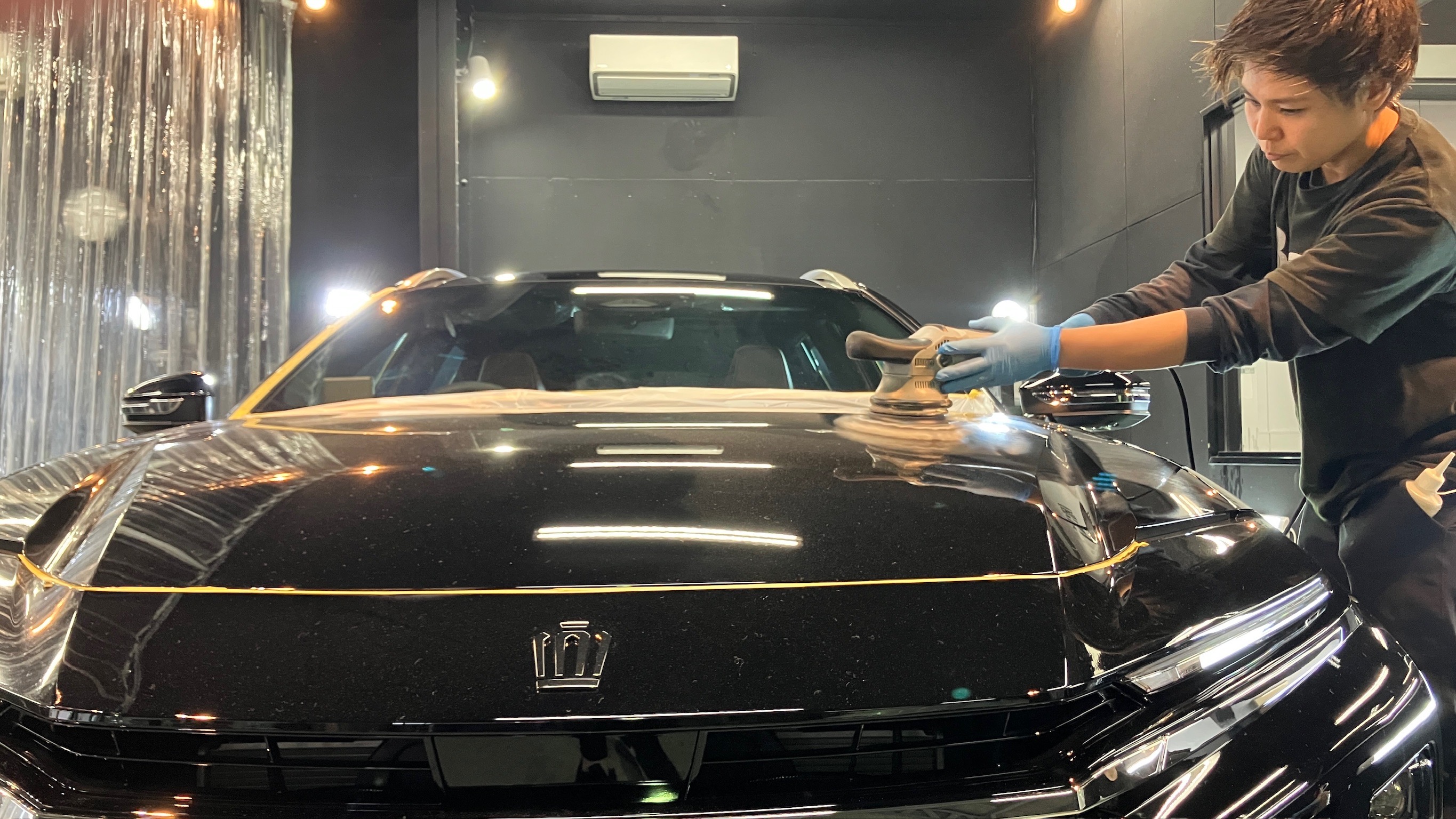 トヨタ・クラウンエステート:ガードグレイズ施工:施工写真1