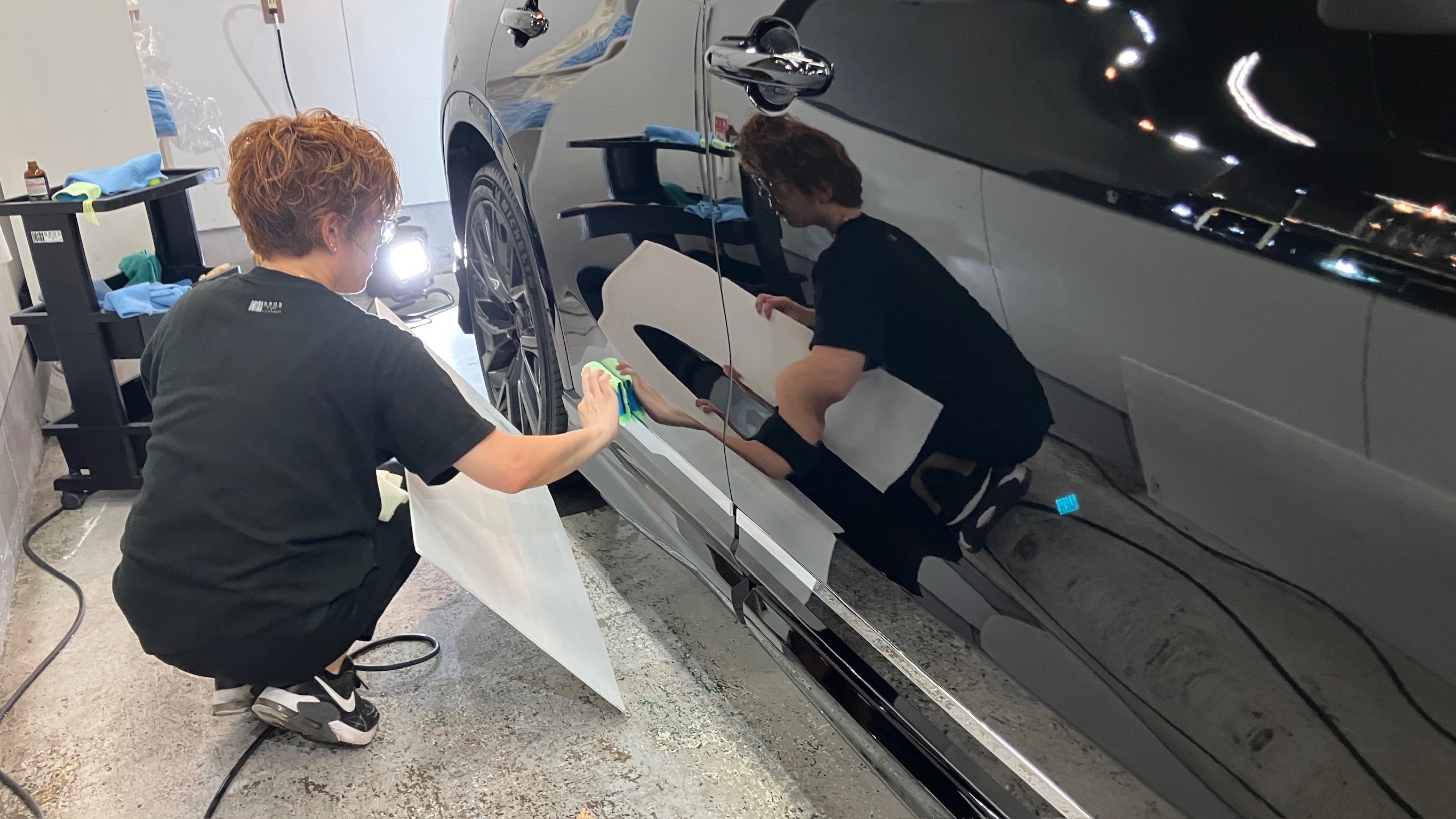 トヨタ・クラウンエステート:ガードグレイズ施工:施工写真3