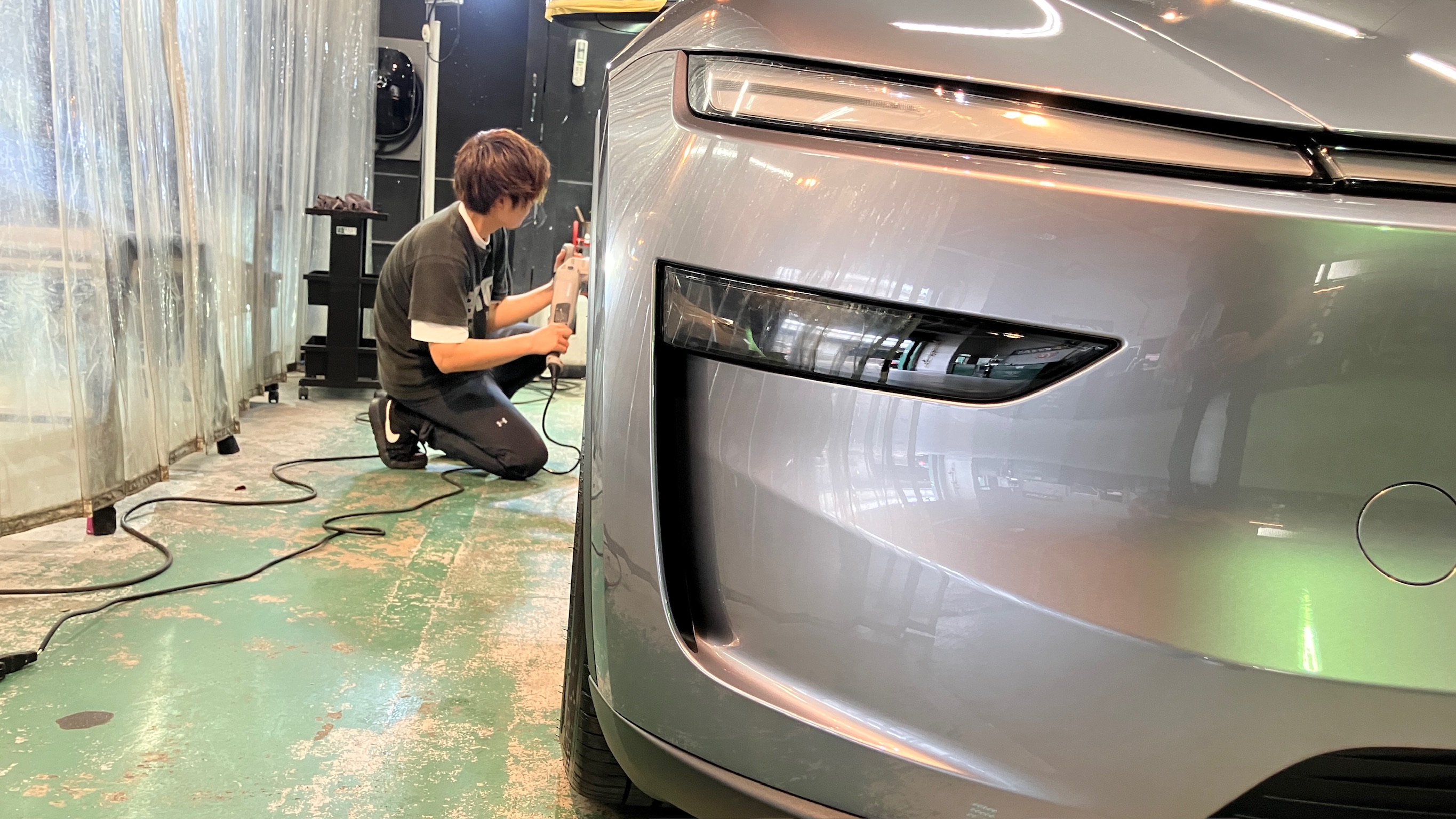 テスラ・モデルY：アドバンスド施工：施工写真３