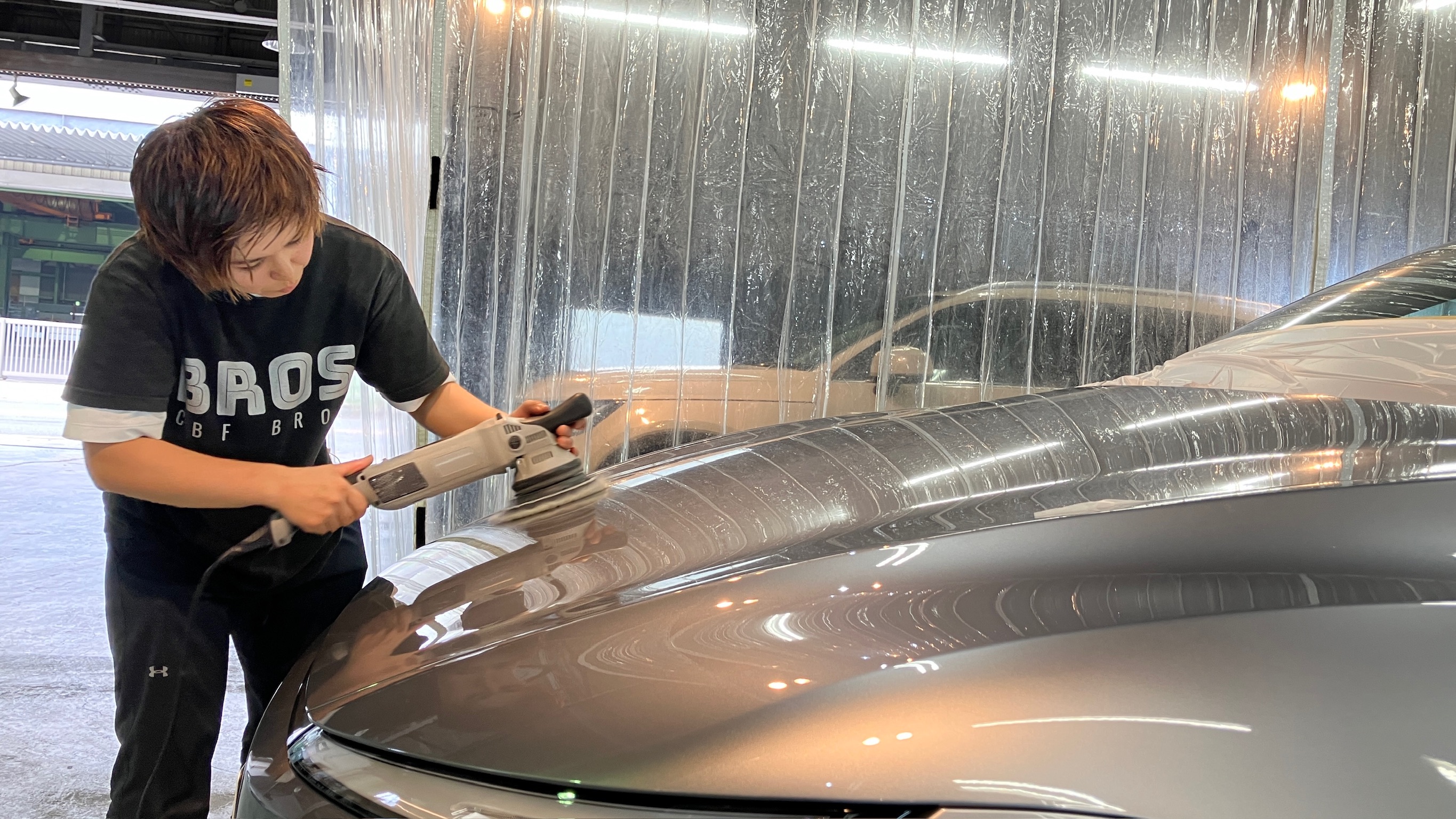 テスラ・モデルY：アドバンスド施工：施工写真２