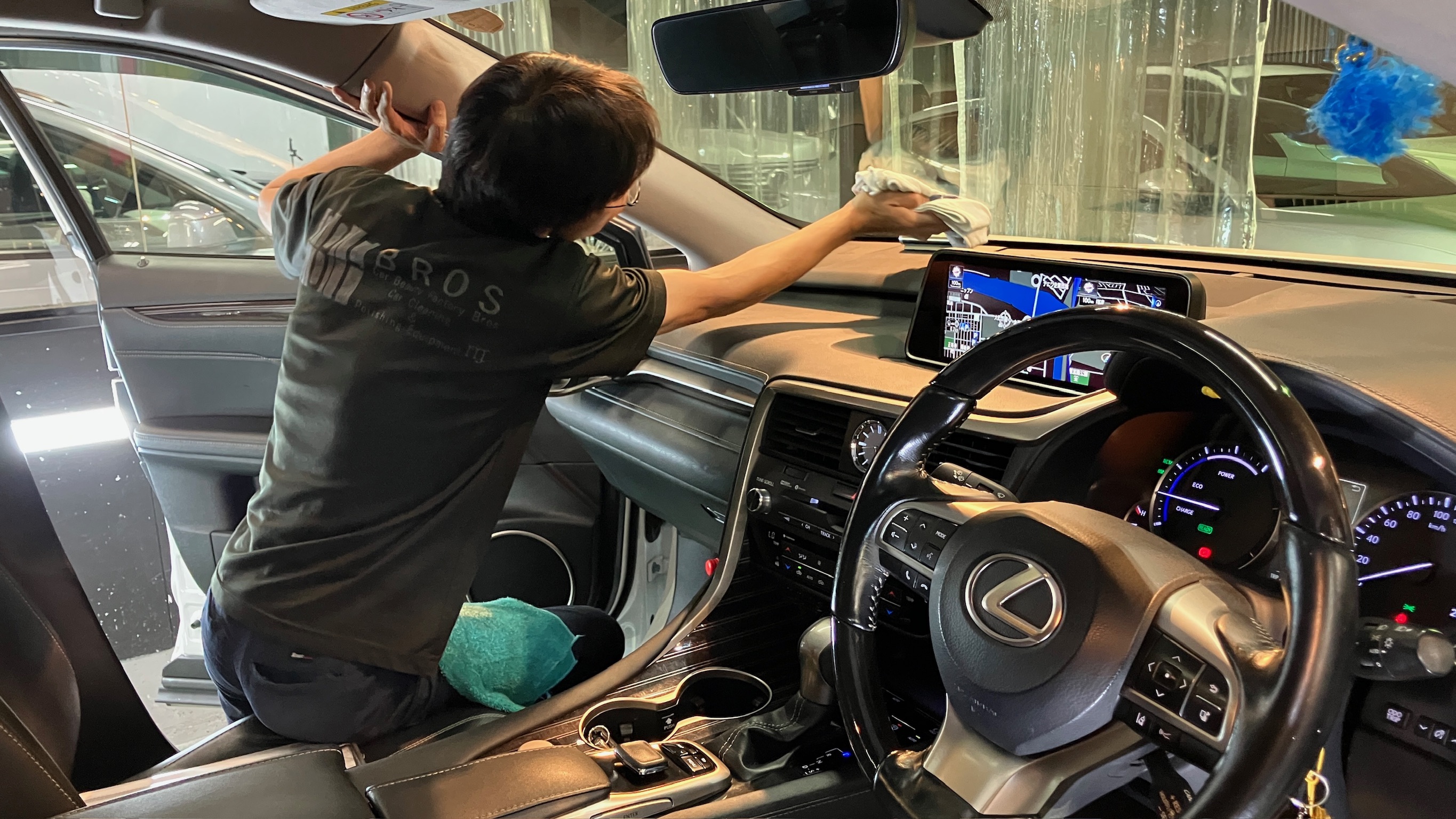レクサス・RX:車内クリーニング:施工写真9