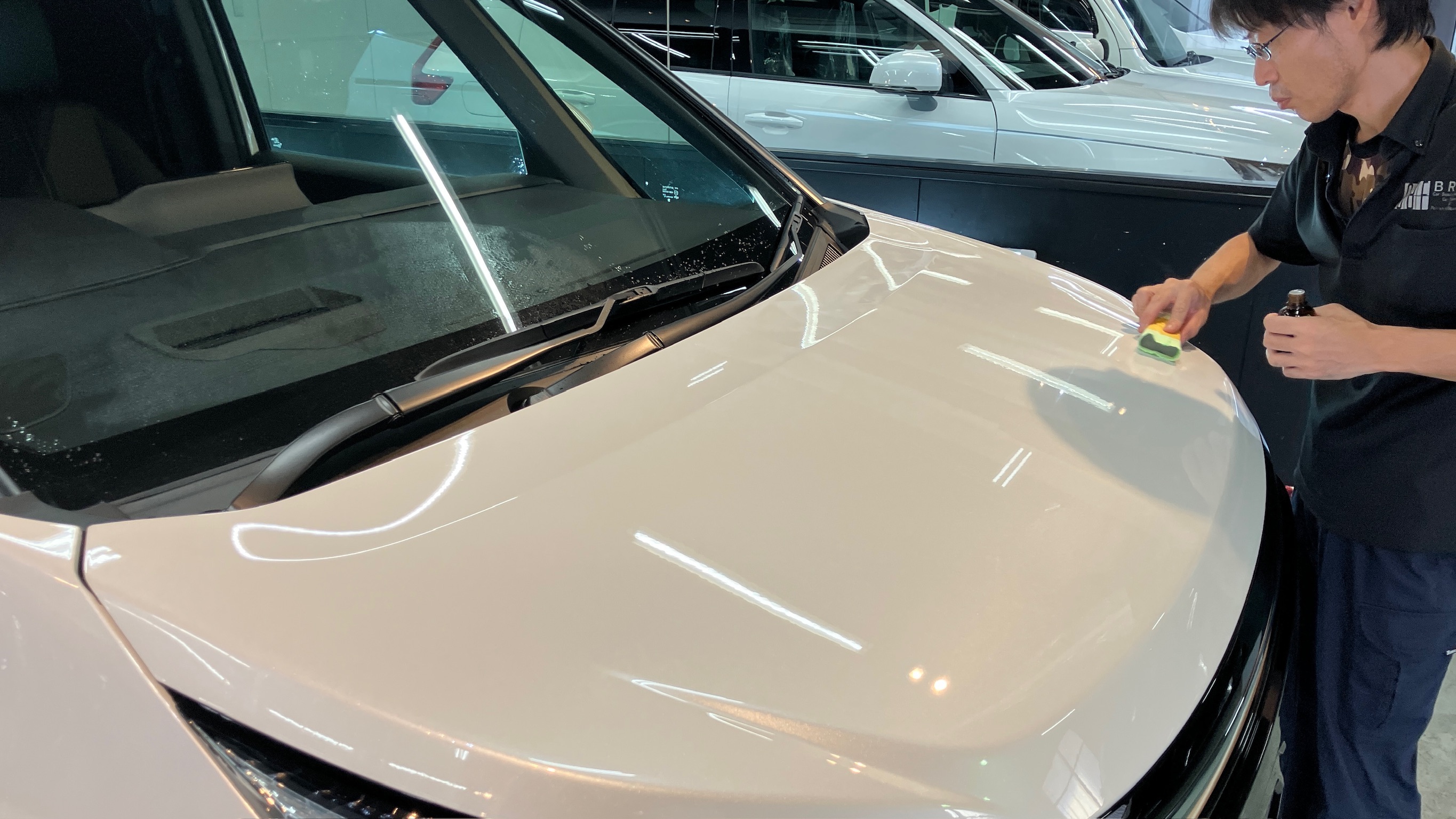 トヨタ・ヴォクシー：ガードグレイズ施工：施工写真