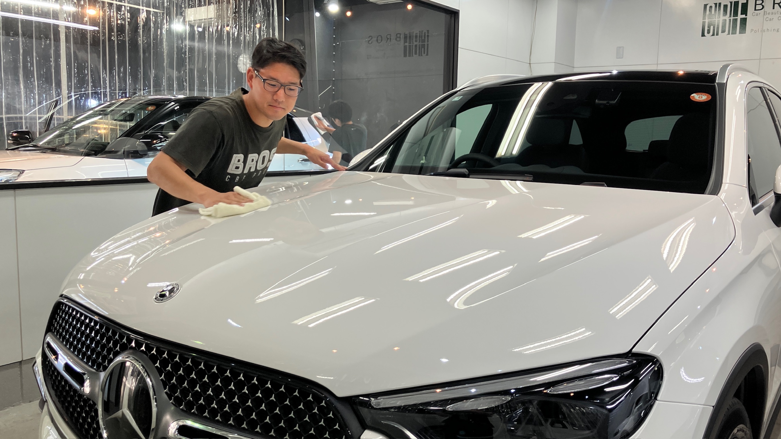 メルセデス・ベンツ・GLC:ガードグレイズ施工:施工写真3