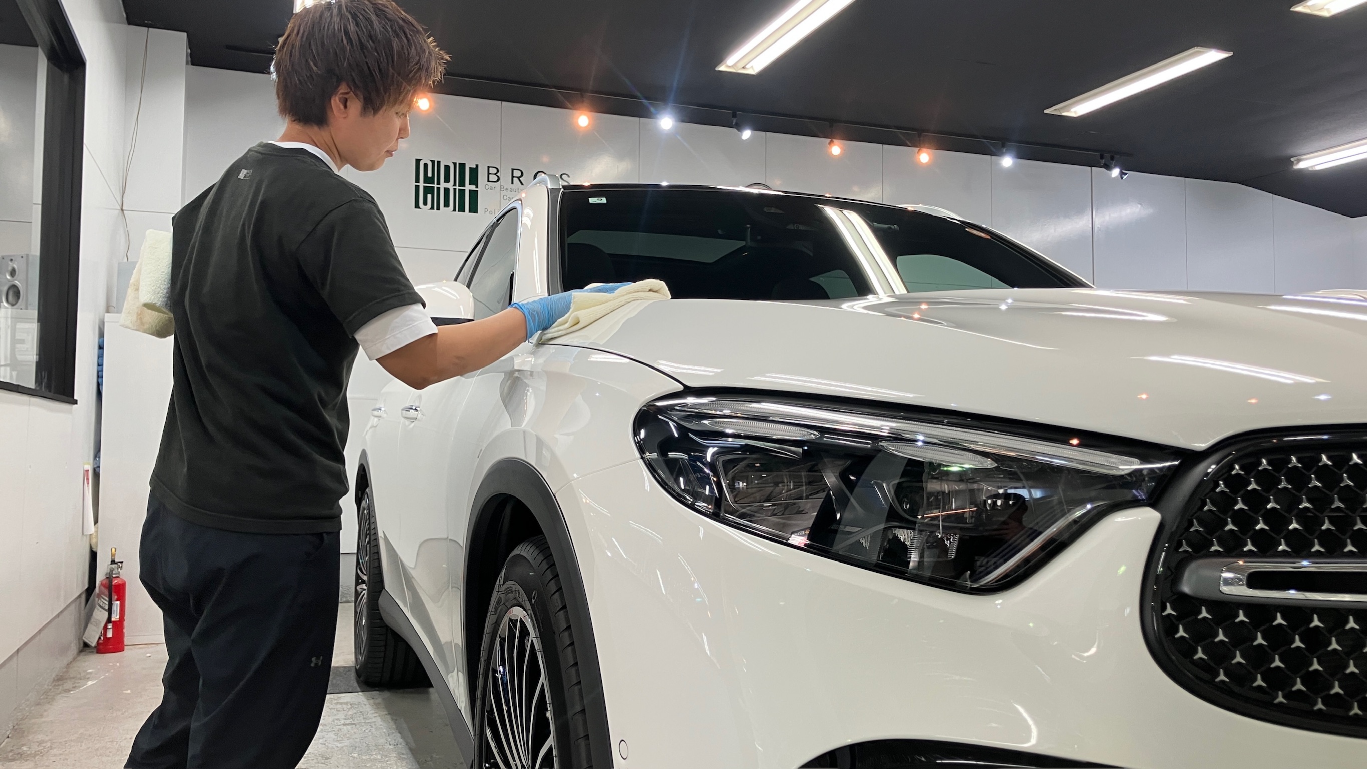 メルセデス・ベンツ・GLC:ガードグレイズ施工:施工写真2