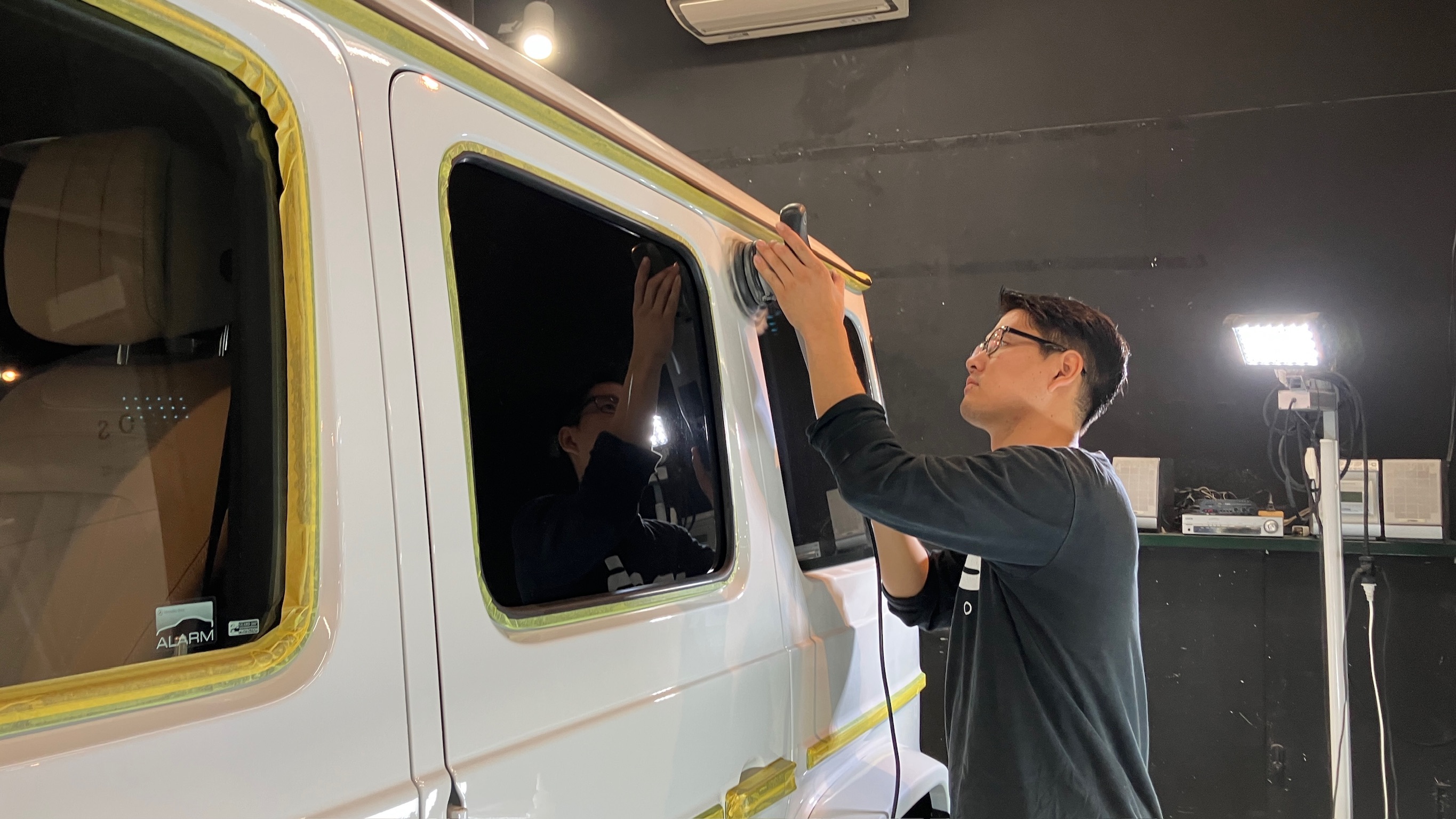 メルセデス・ベンツ・G450d:アドバンスド施工:施工写真3