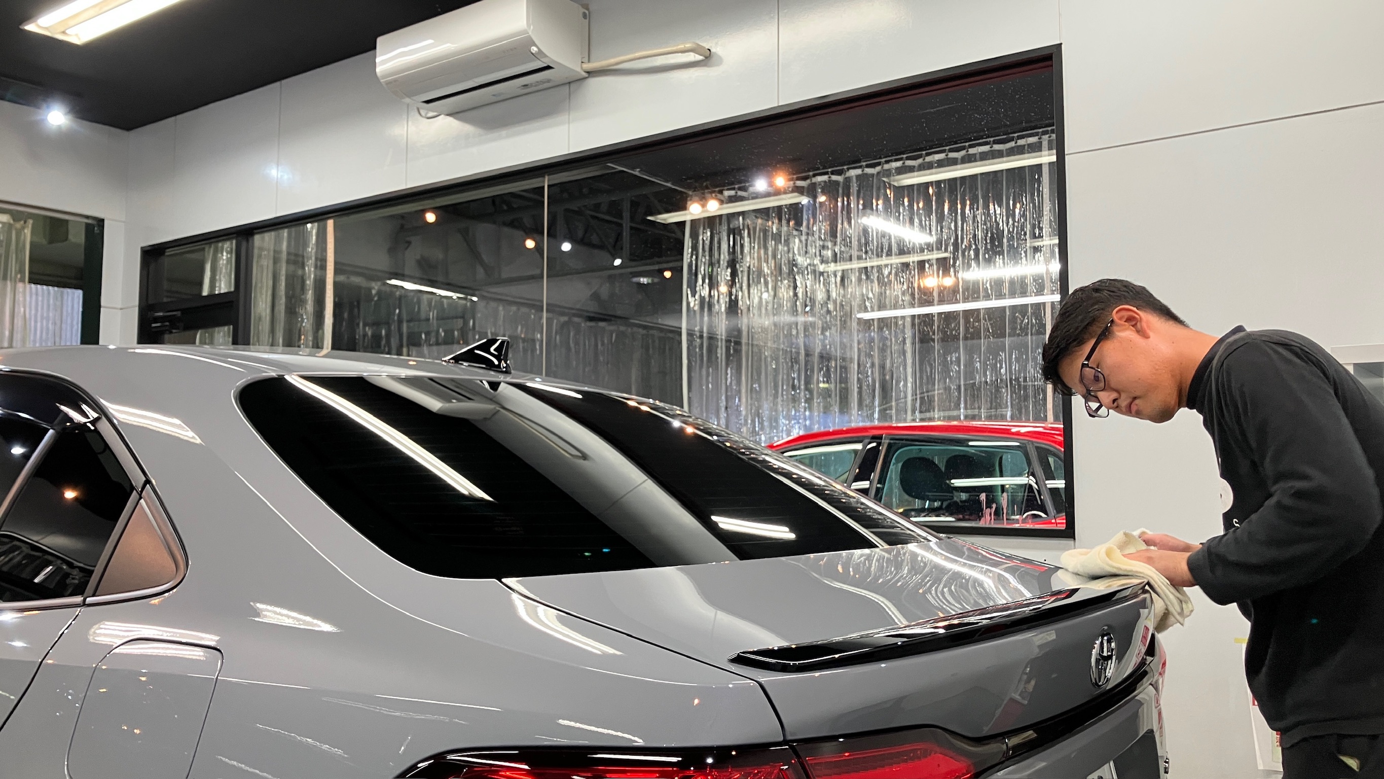 トヨタ・カローラ:ガードグレイズ施工:施工写真1