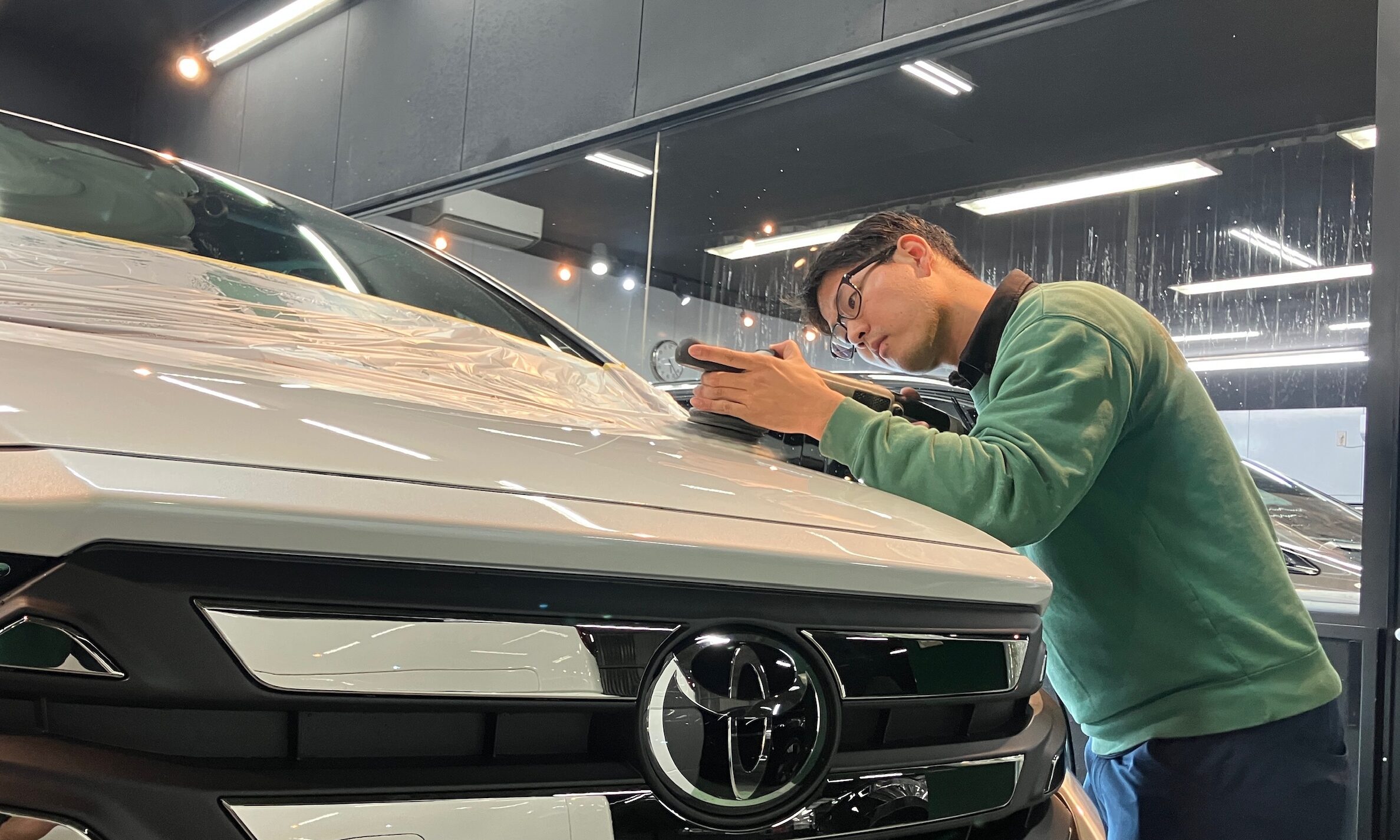 トヨタ・ヴェルファイア:アドバンスド施工:施工写真2