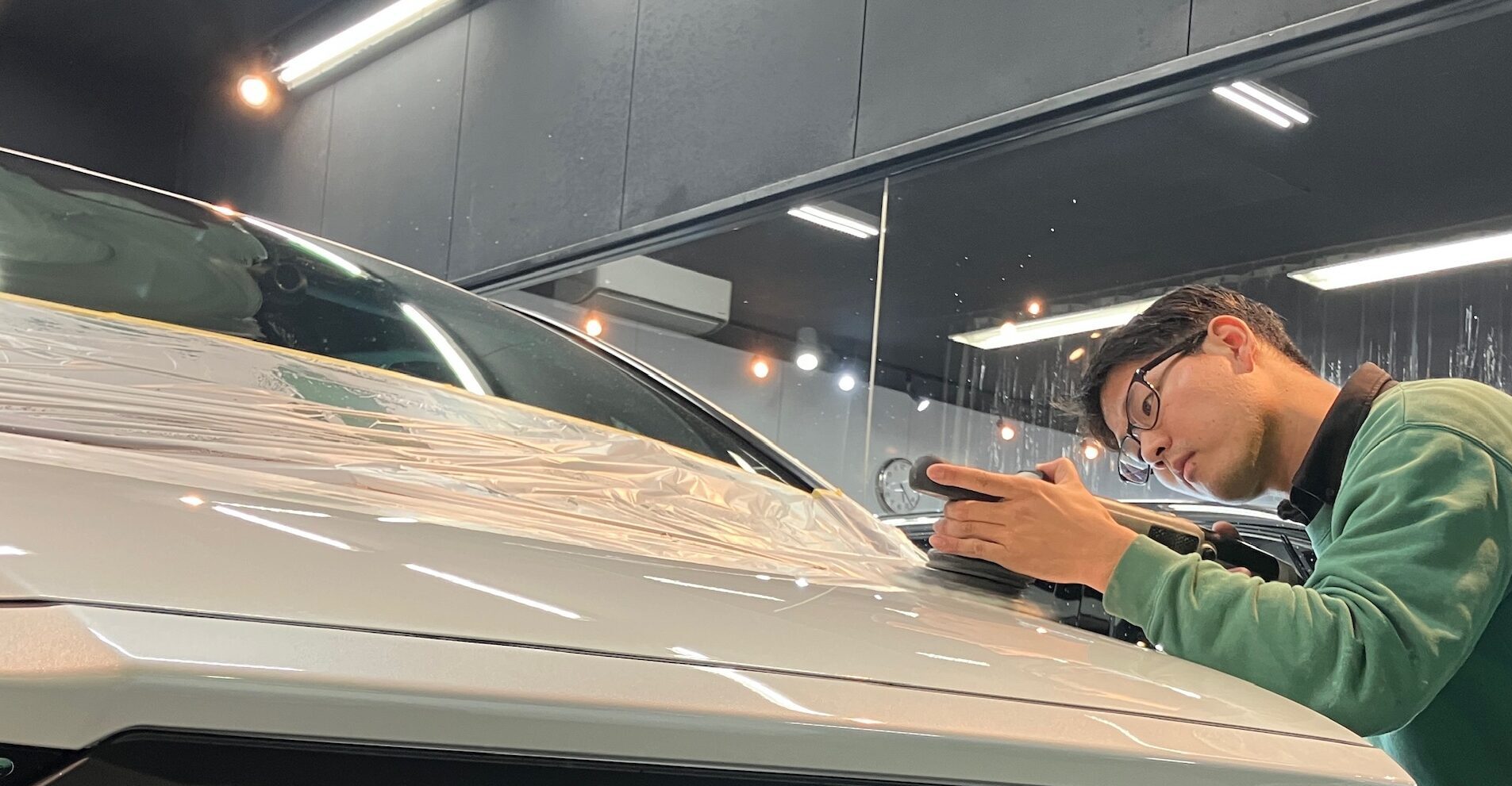 トヨタ・ヴェルファイア：アドバンスド施工：施工写真１