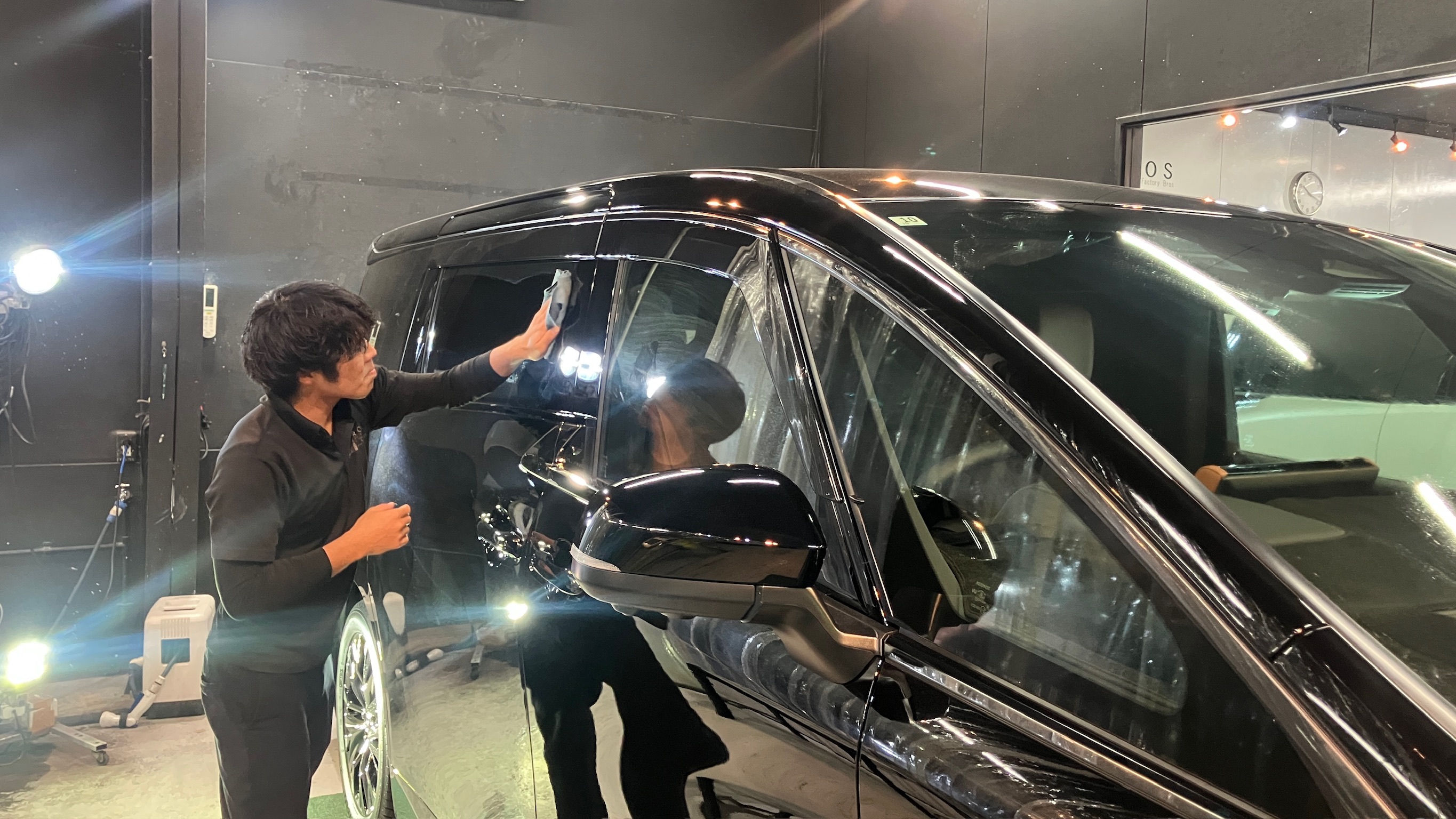 トヨタ・ヴェルファイア:ガードグレイズ施工:施工写真3