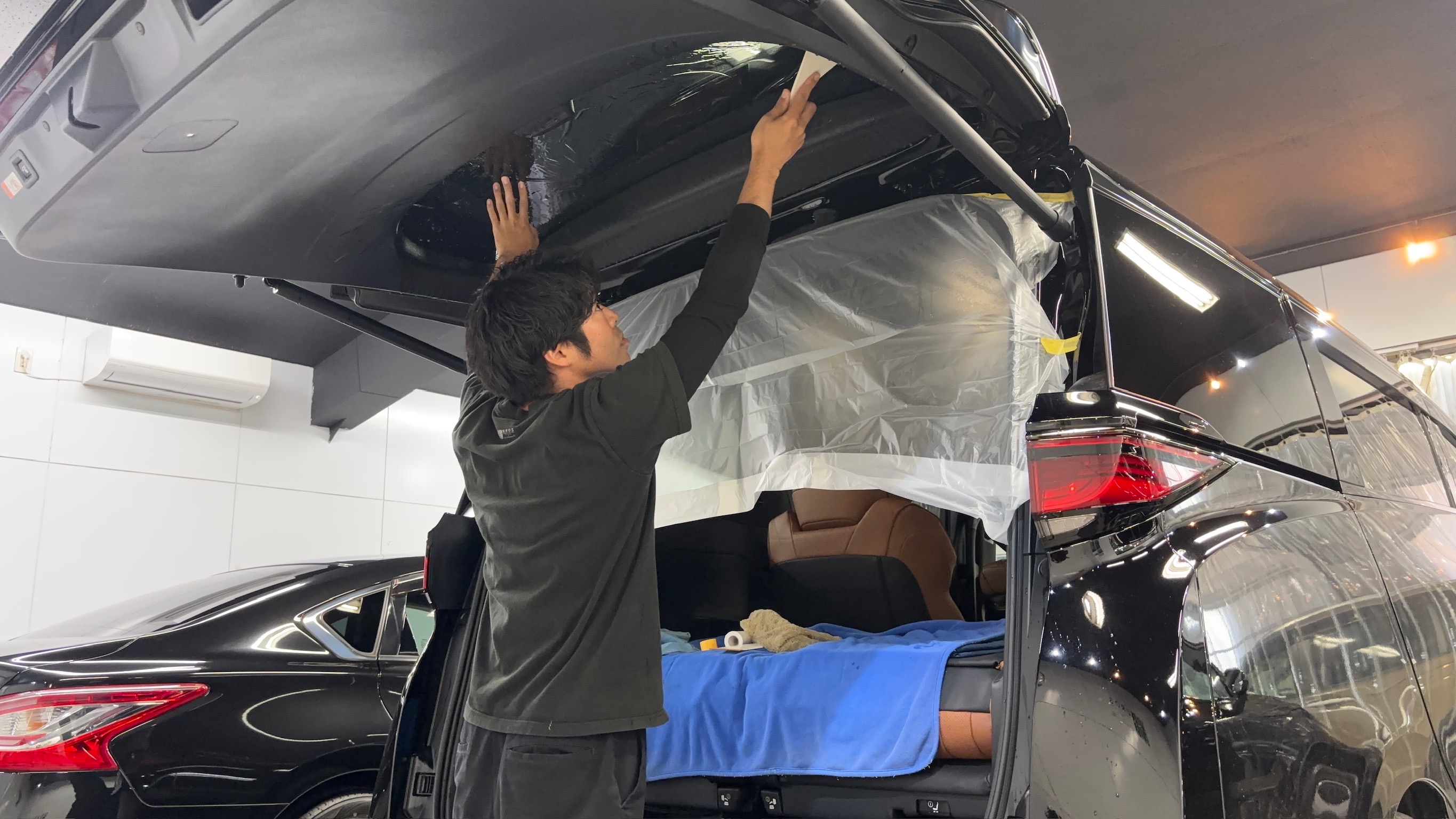 トヨタ・ヴェルファイア：ガードグレイズ施工：施工写真６