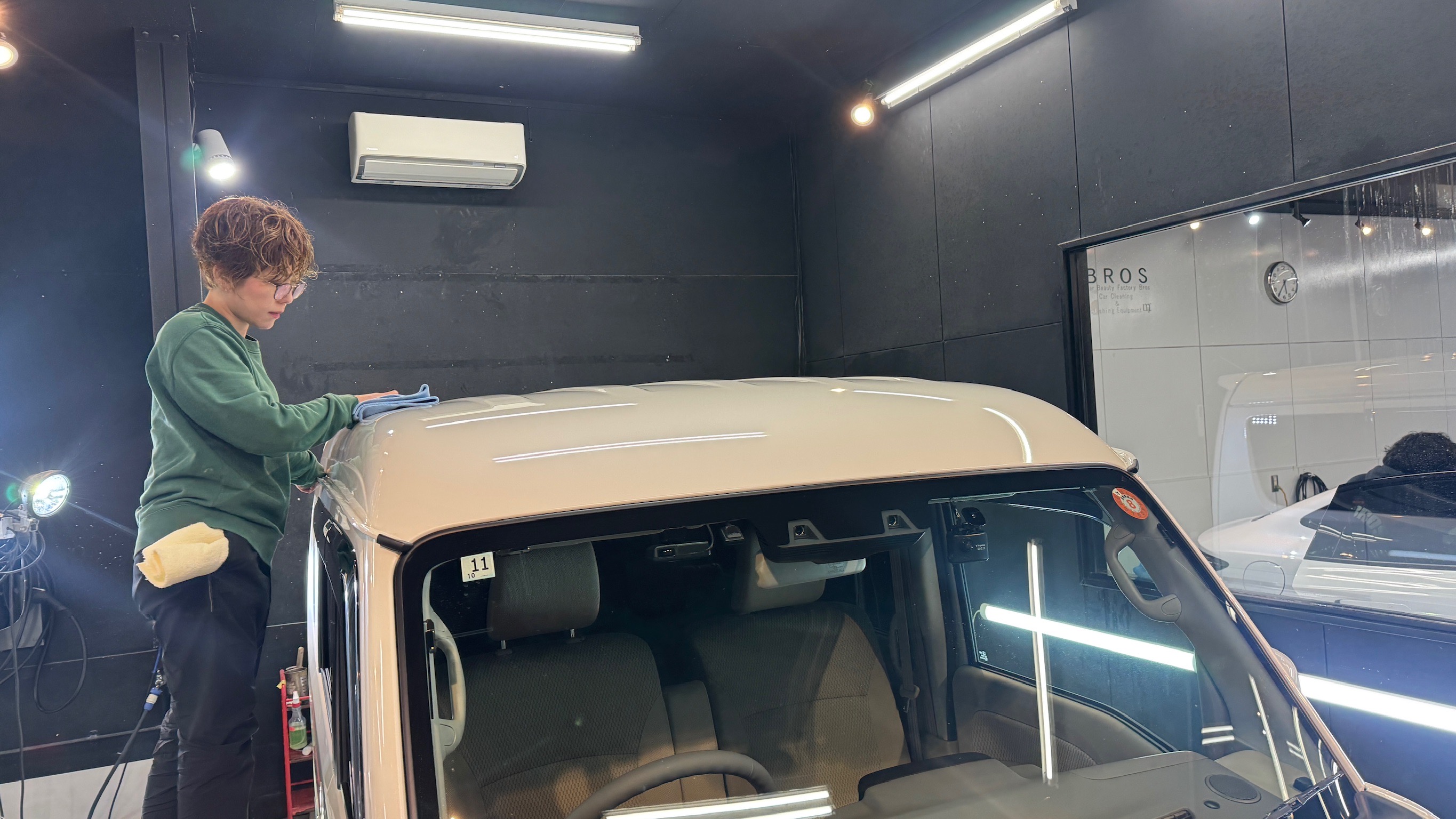 三菱・デリカミニ：アドバンスド施工：施工写真２