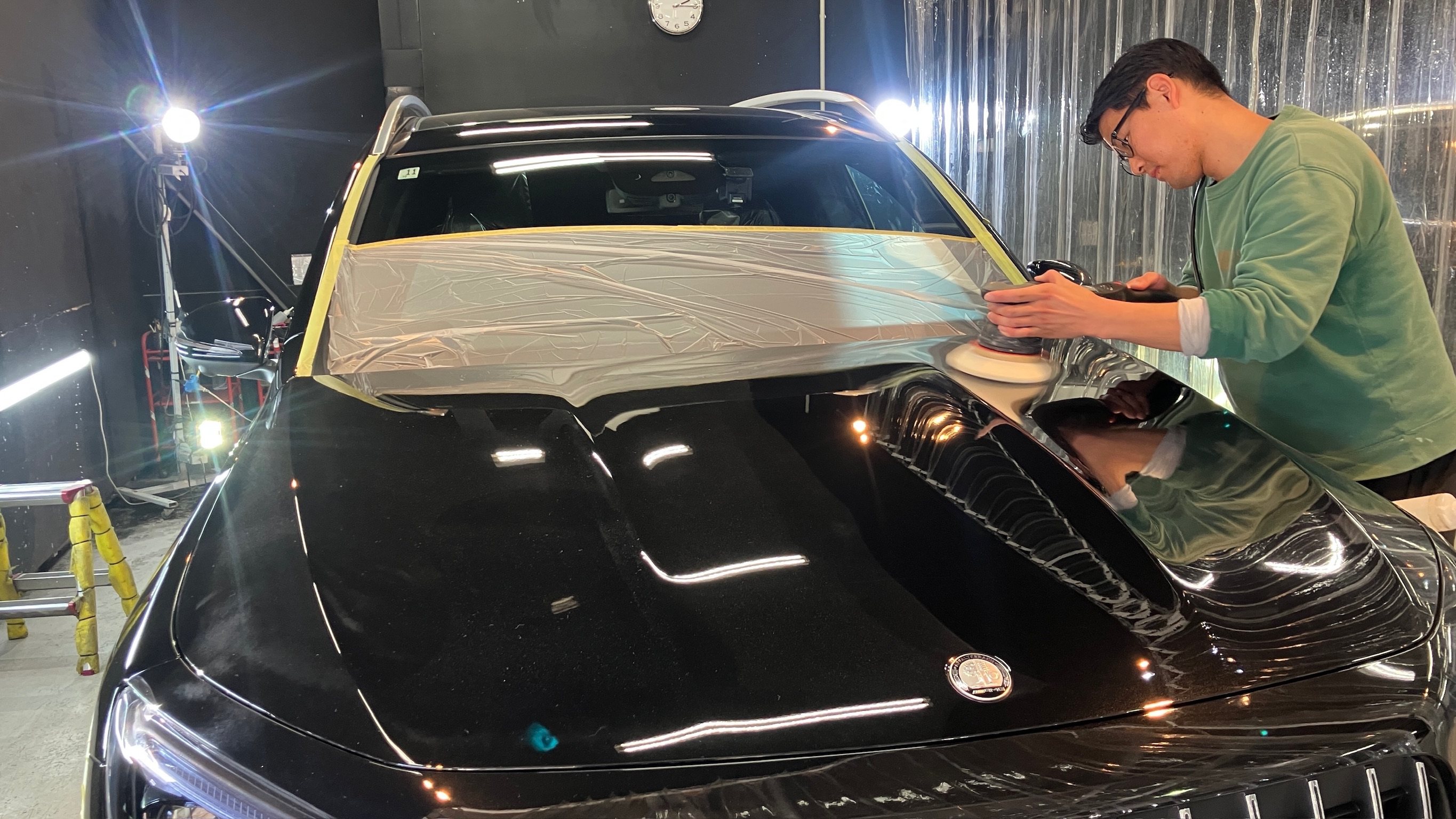 メルセデス・ベンツ・GLB35AMG:アドバンスド施工:施工写真1