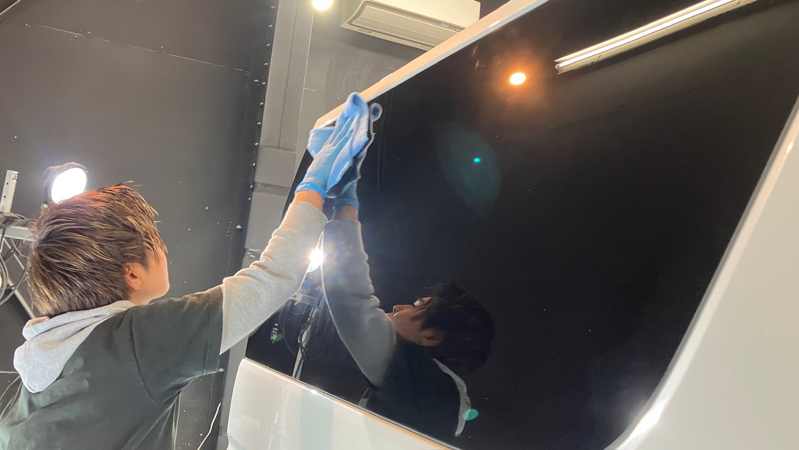 トヨタ・ハイエース:ガードグレイズ施工:施工写真6