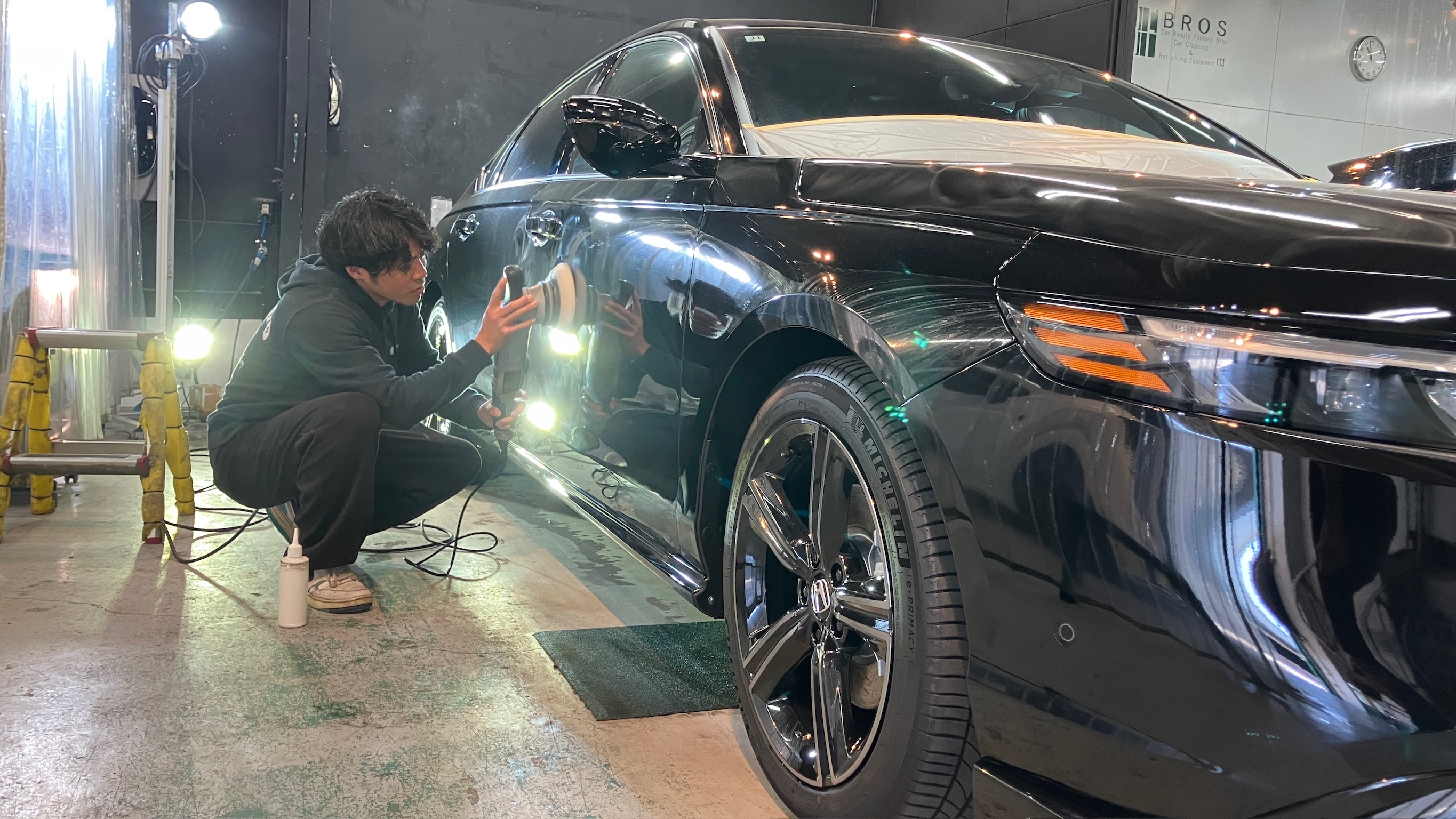 ホンダ・アコード：クラスM施工：施工写真２