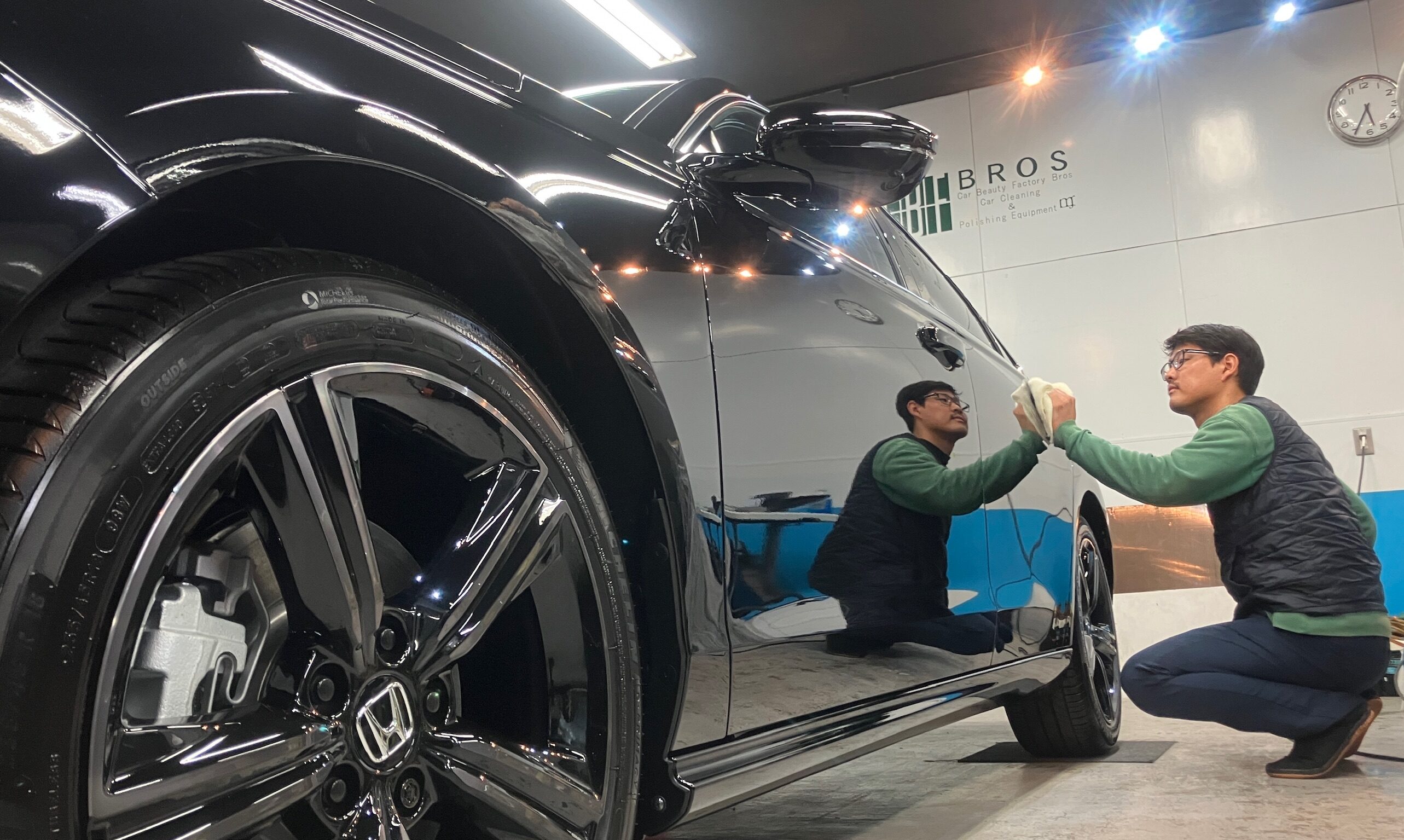 ホンダ・アコード：クラスM施工：施工写真４