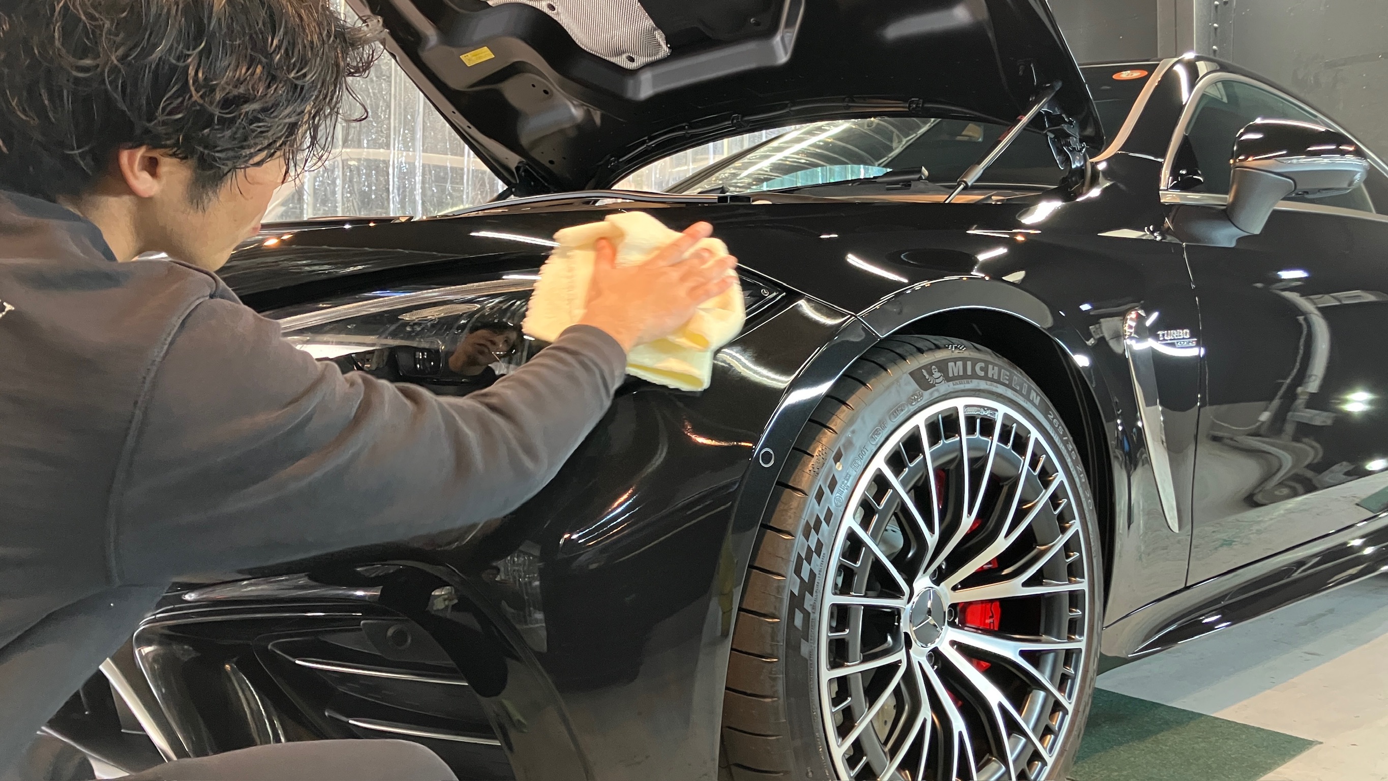 メルセデス・AMG CLA53:アドバンスド施工:施工写真4