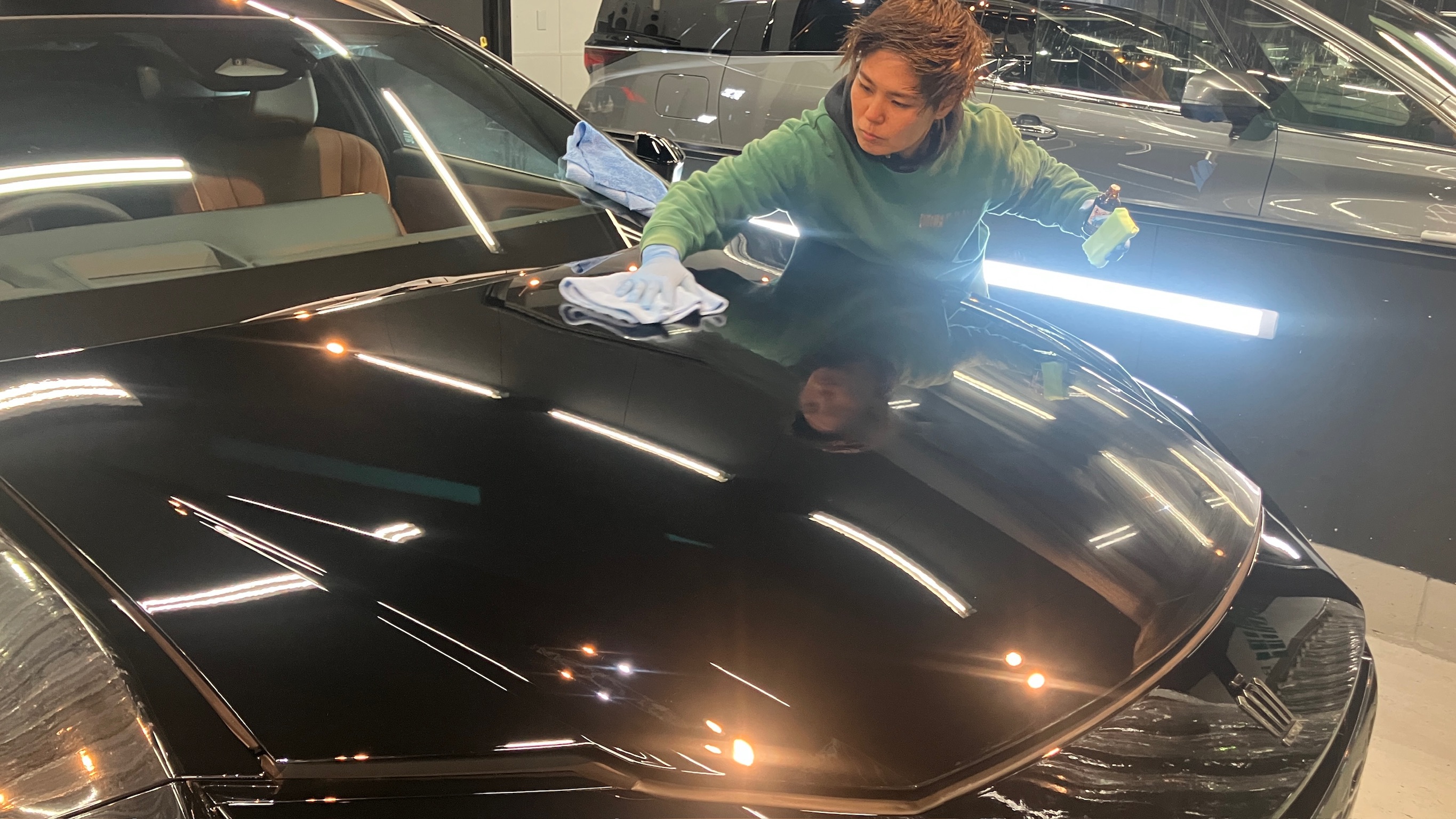 トヨタ・クラウンエステート：ガードグレイズ施工：施工写真３