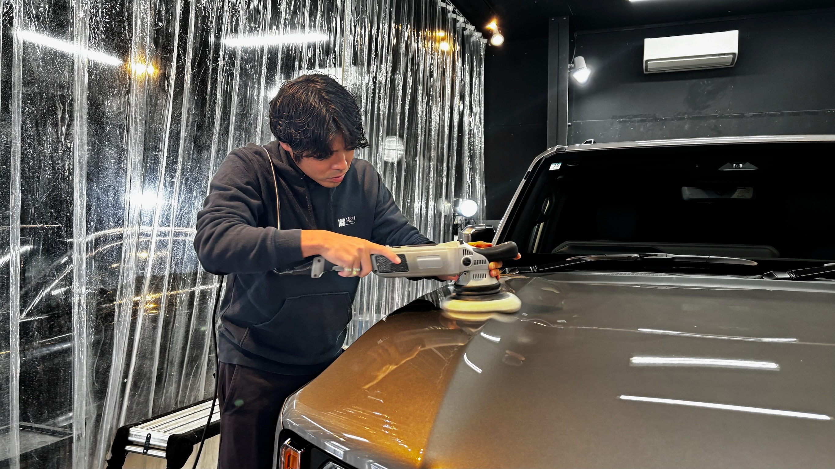 トヨタ・ランドクルーザー250：断熱カーフィルム施工：施工写真４