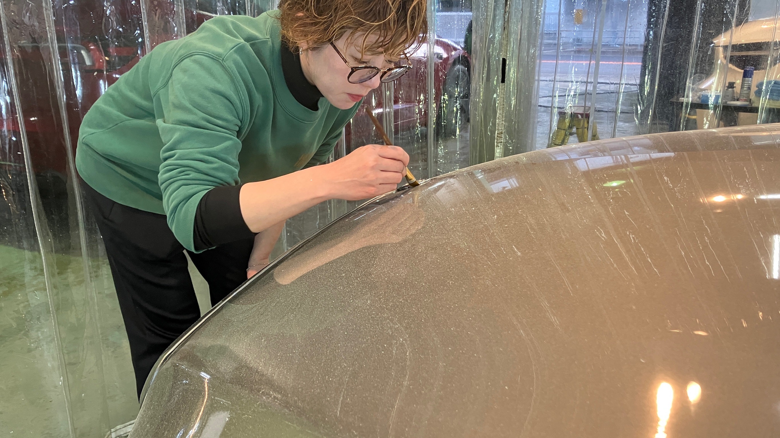 メルセデス・ベンツ・Cクラス：アドバンスド施工：施工写真３