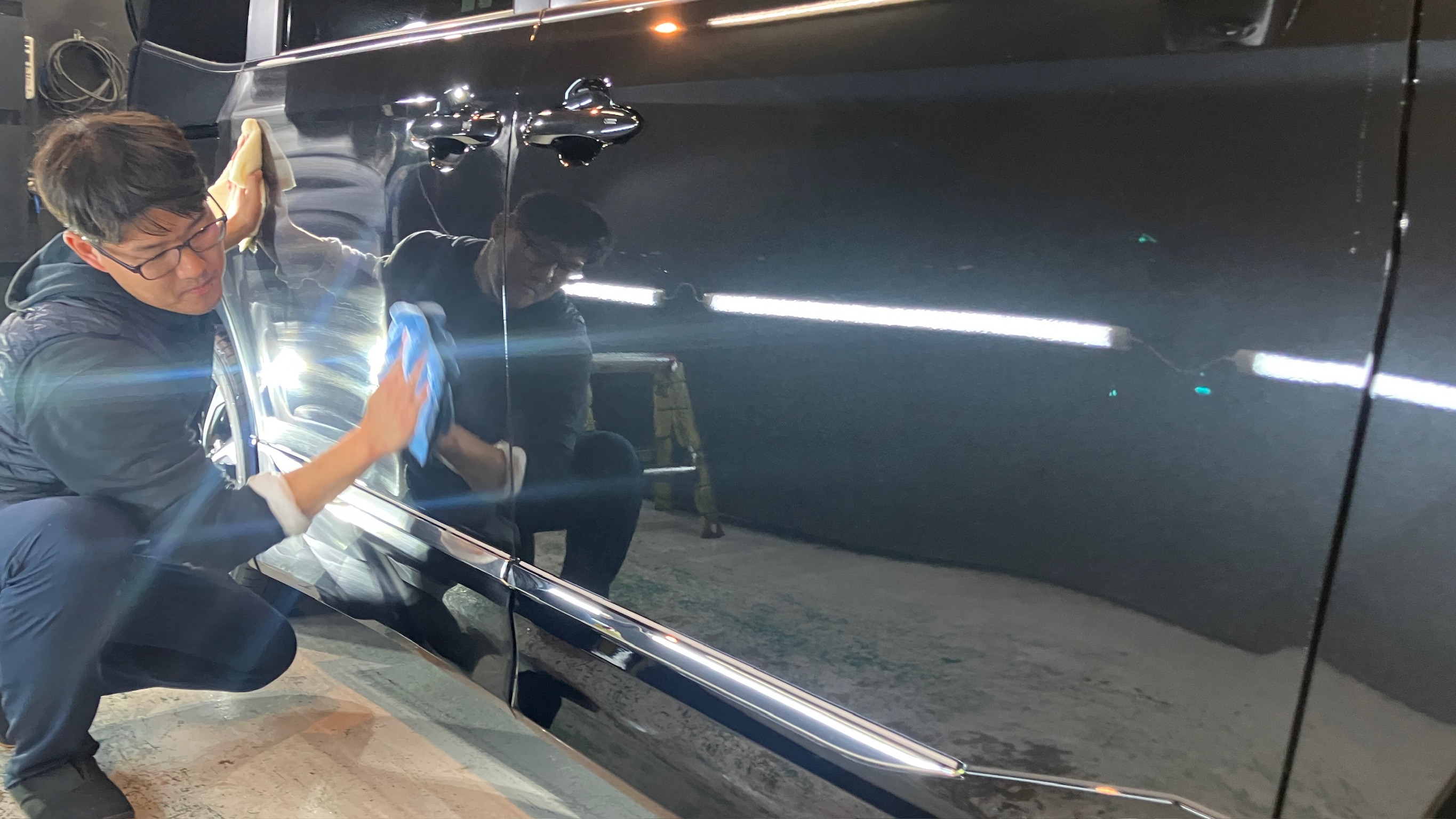 トヨタ・ヴォクシー：ガードグレイズ施工：施工写真４