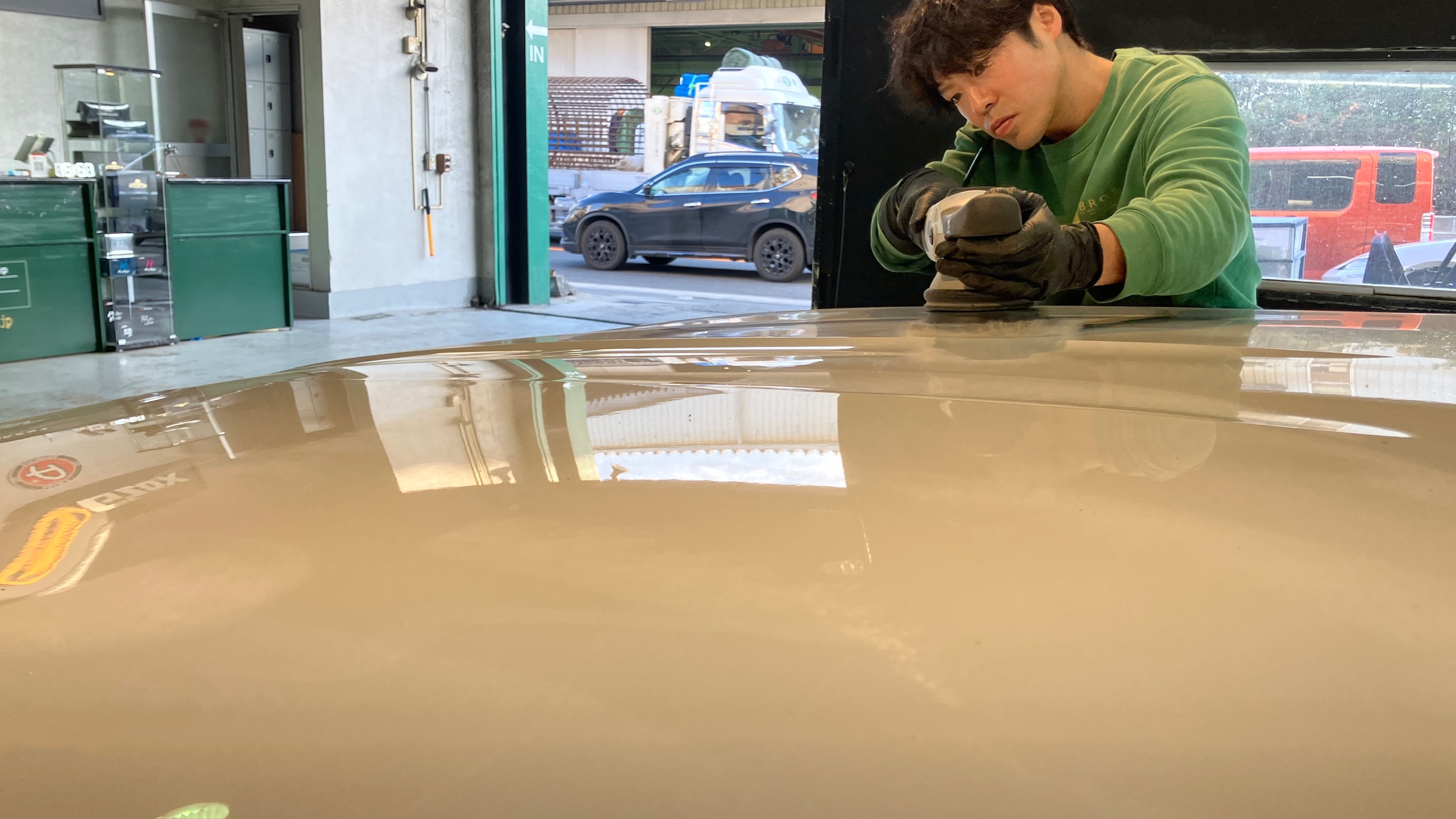 BMW・７シリーズ：コーティングメンテナンス：施工写真２