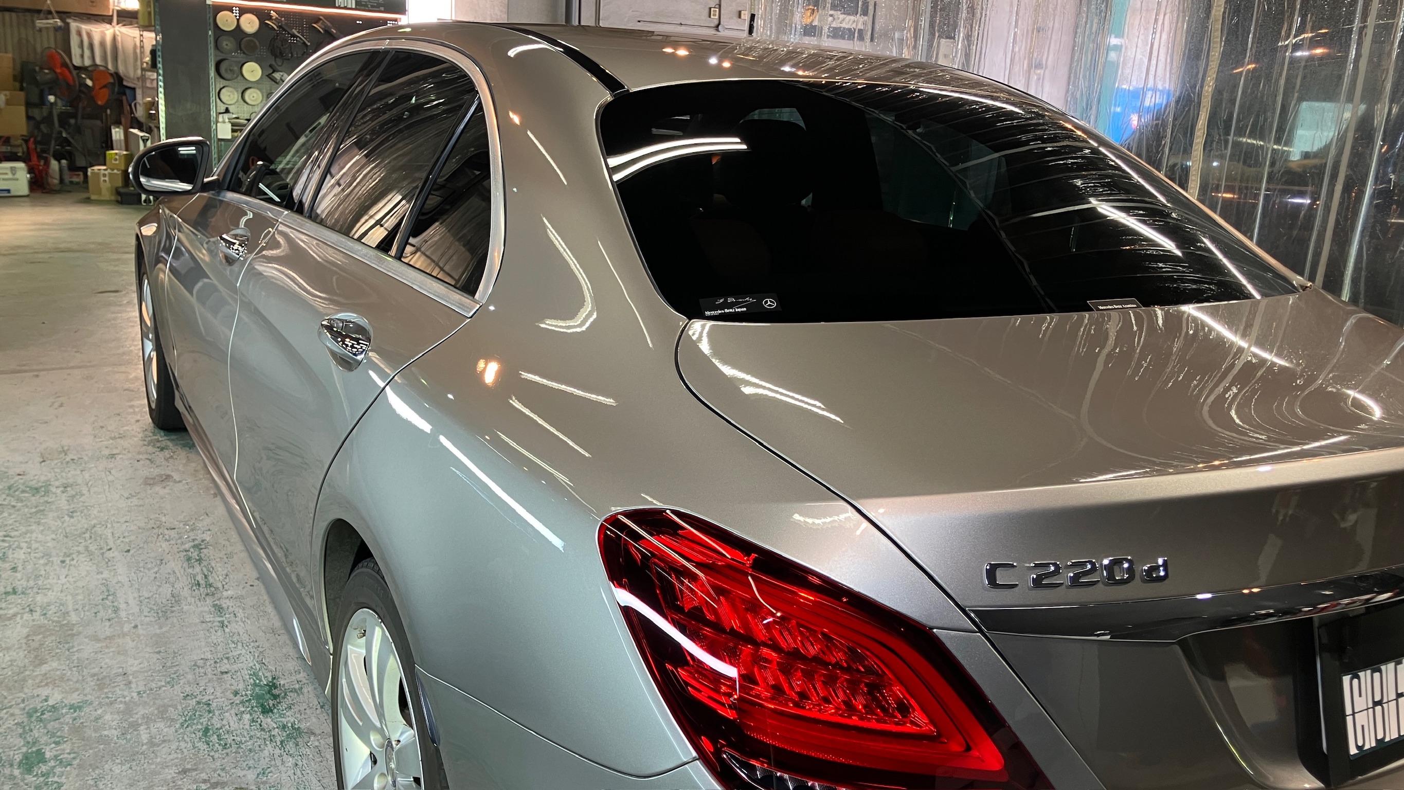 メルセデス・ベンツ・Cクラス：アドバンスド施工：完成写真４