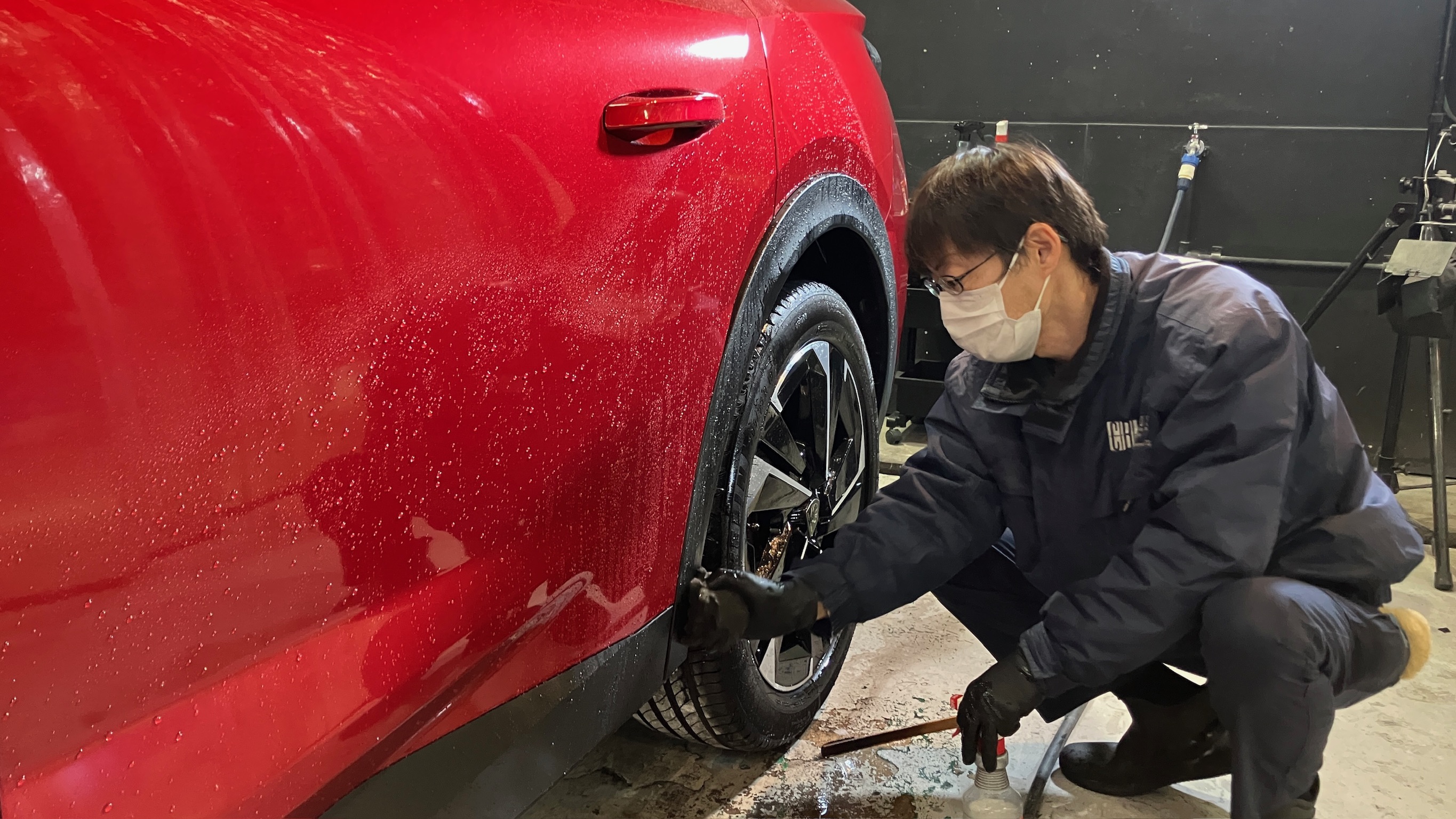 プジョー・４０８：アドバンスド施工：施工写真１