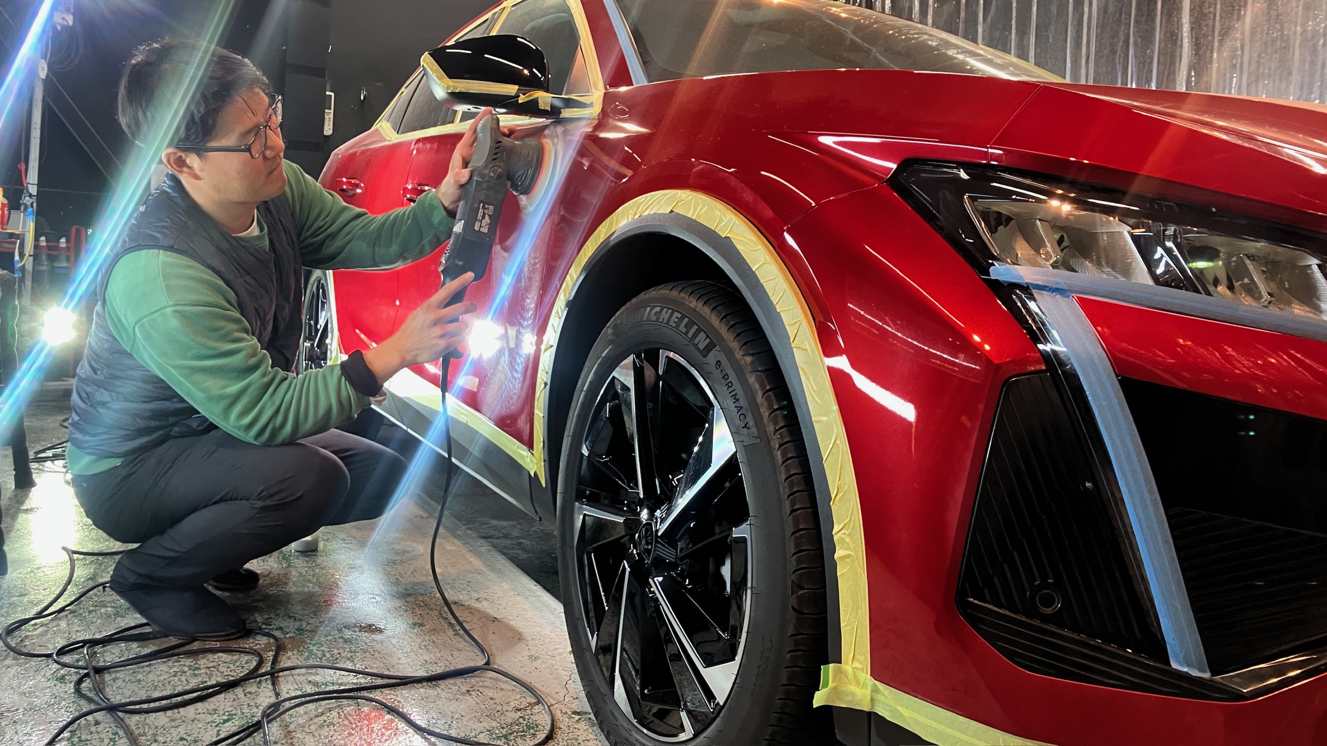 プジョー・408:アドバンスド施工:施工写真4