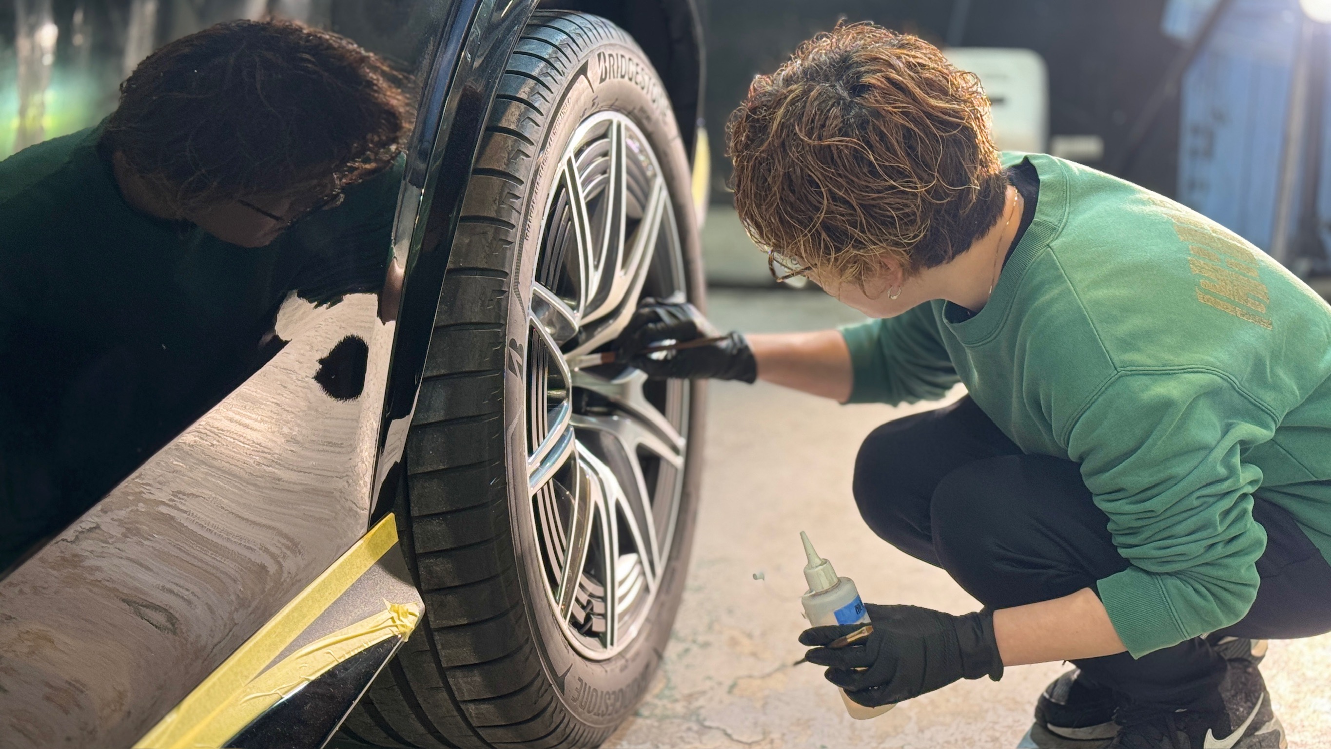 メルセデス・GLC43:ガードグレイズ施工:施工写真5