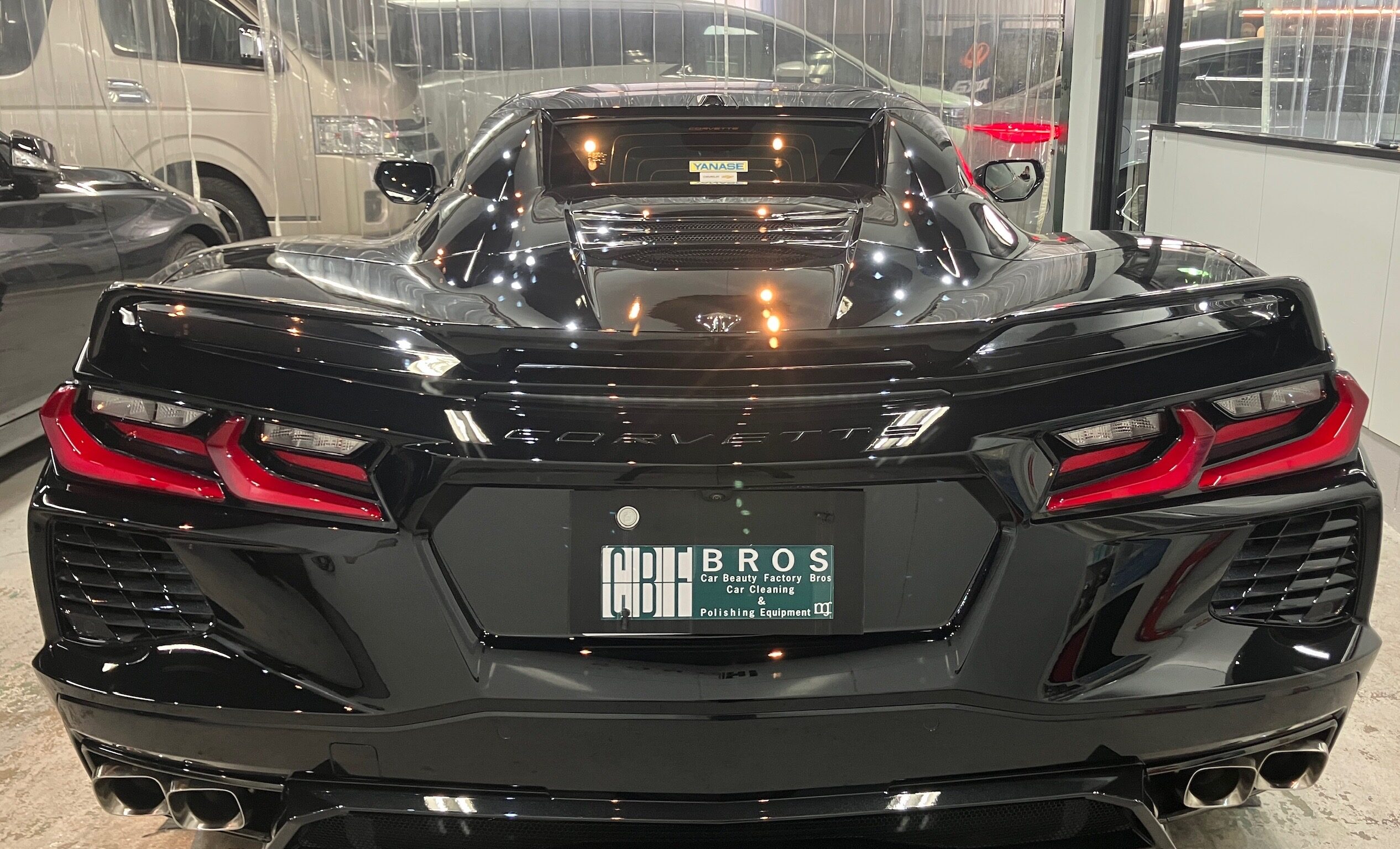 シボレー・コルベットC8：セラミック施工：完成写真６