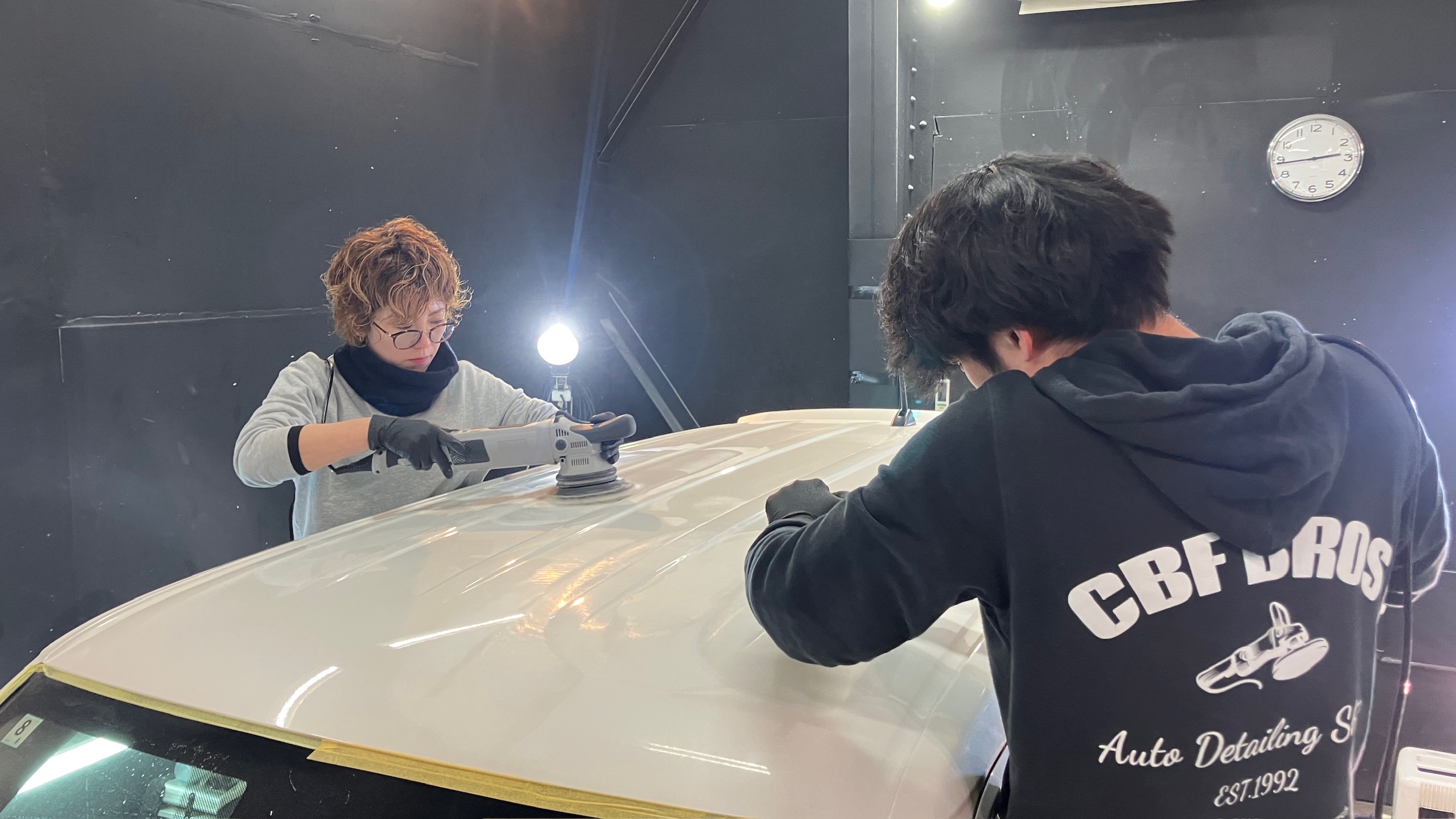 ホンダ・N-WGN：ガードグレイズ施工：施工写真２