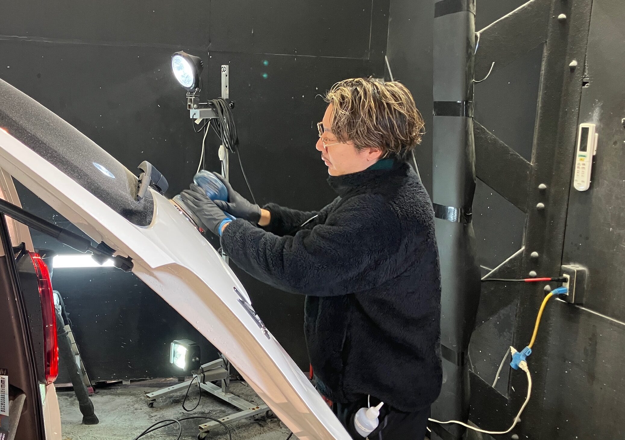 ホンダ・N-WGN：ガードグレイズ施工：施工写真３