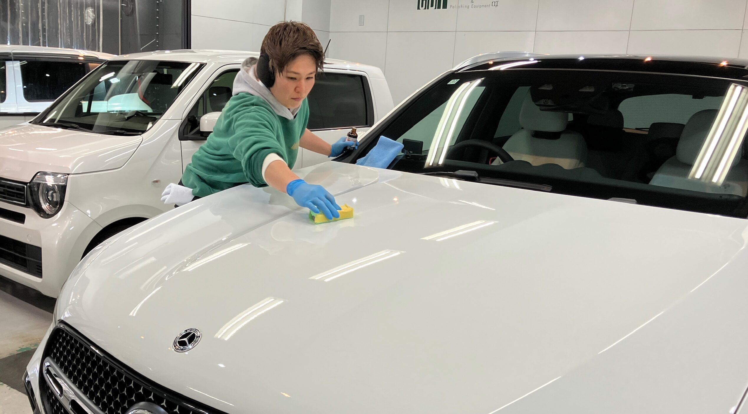 メルセデス・ベンツ・GLC：ガードグレイズ施工：施工写真４