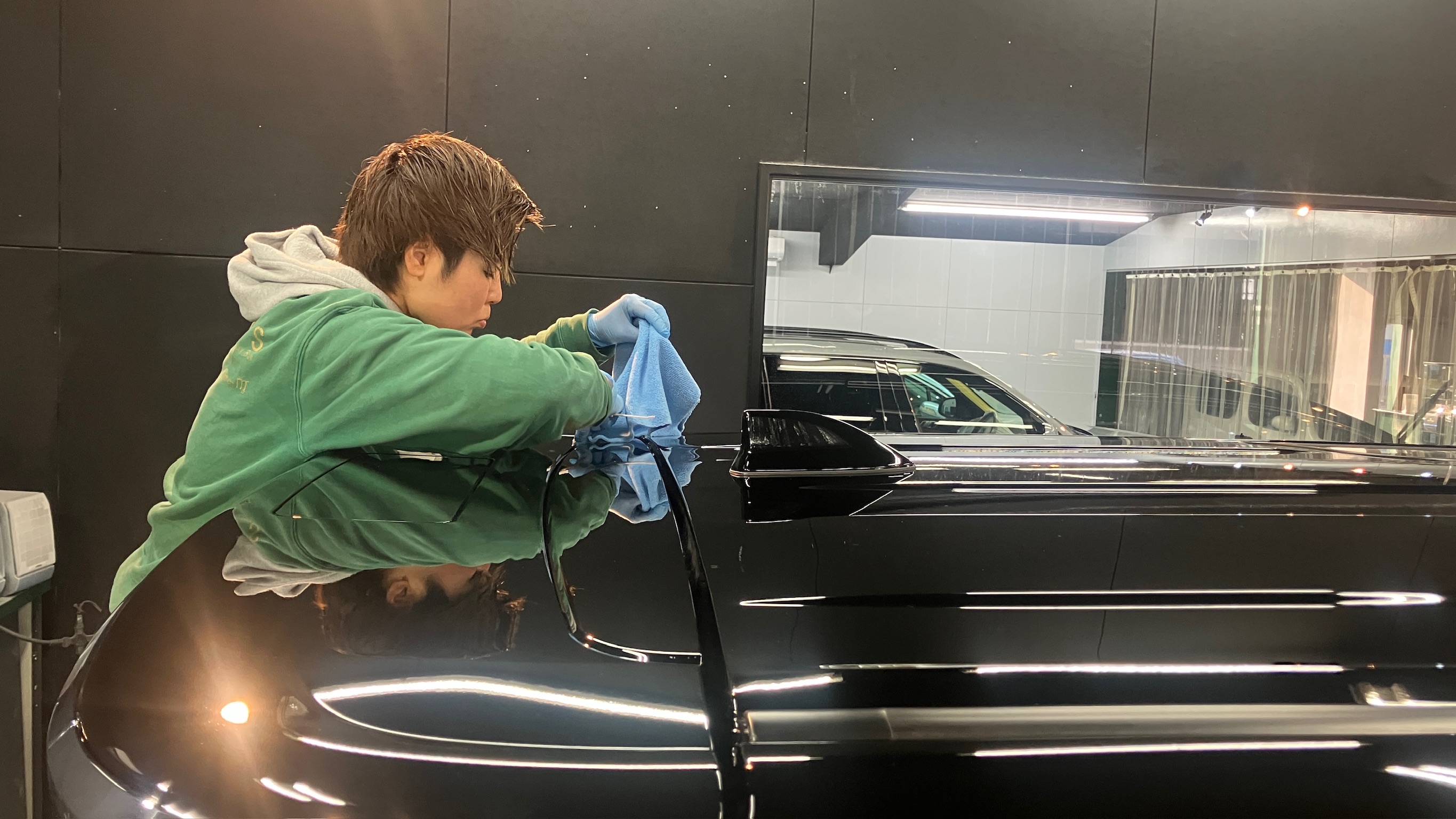 トヨタ・アルファード:ガードグレイズ施工:施工写真3