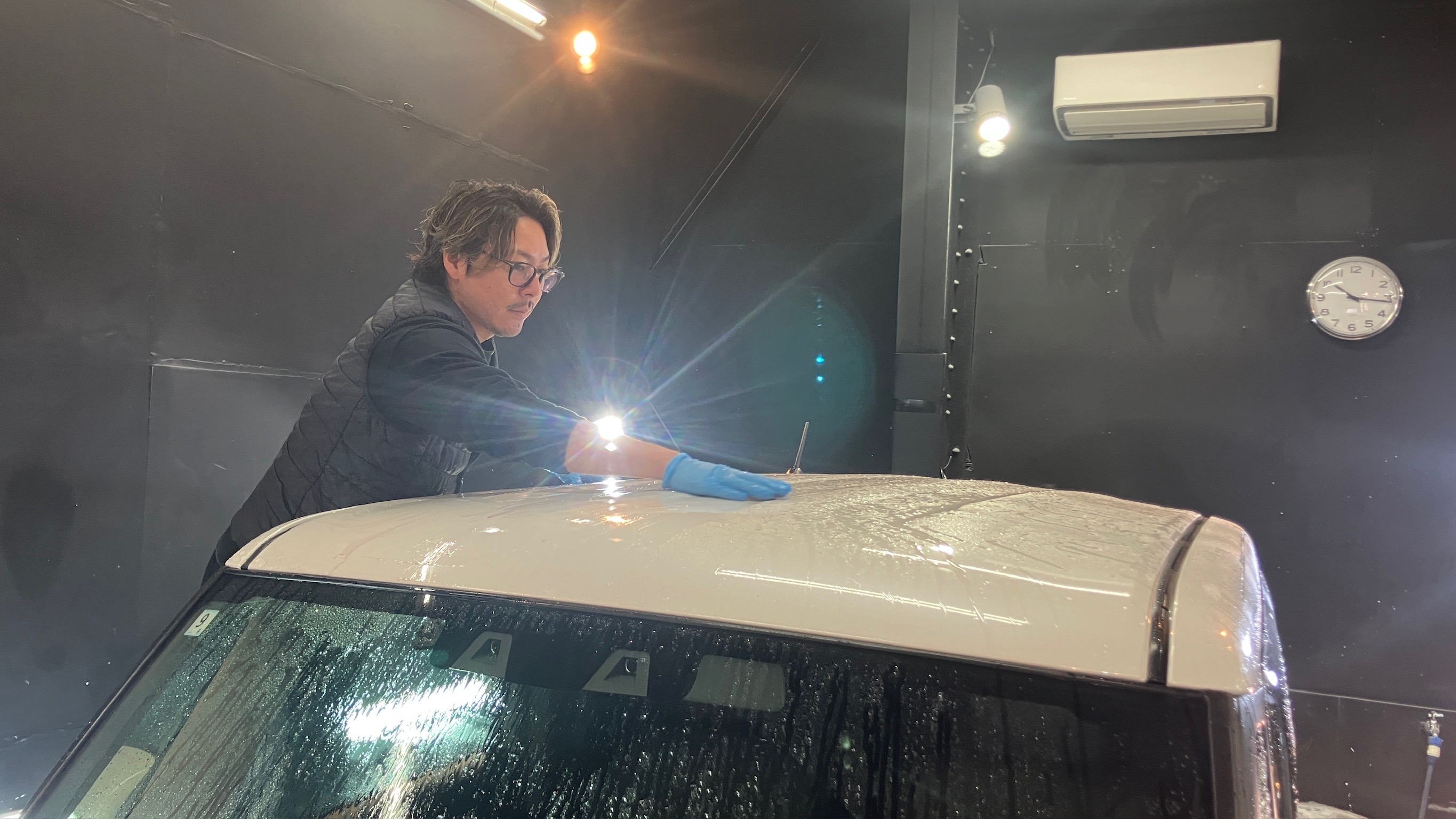 スズキ・ワゴンR:ガードグレイズ施工:施工写真1