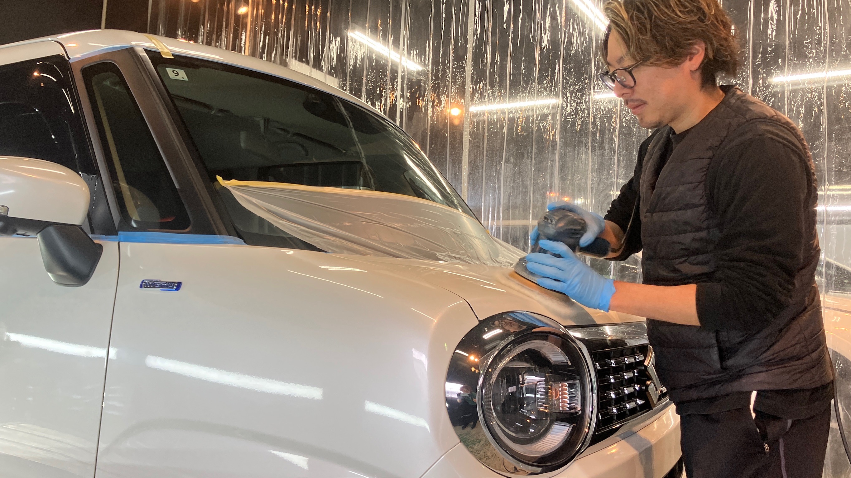 スズキ・ワゴンR:ガードグレイズ施工:施工写真3