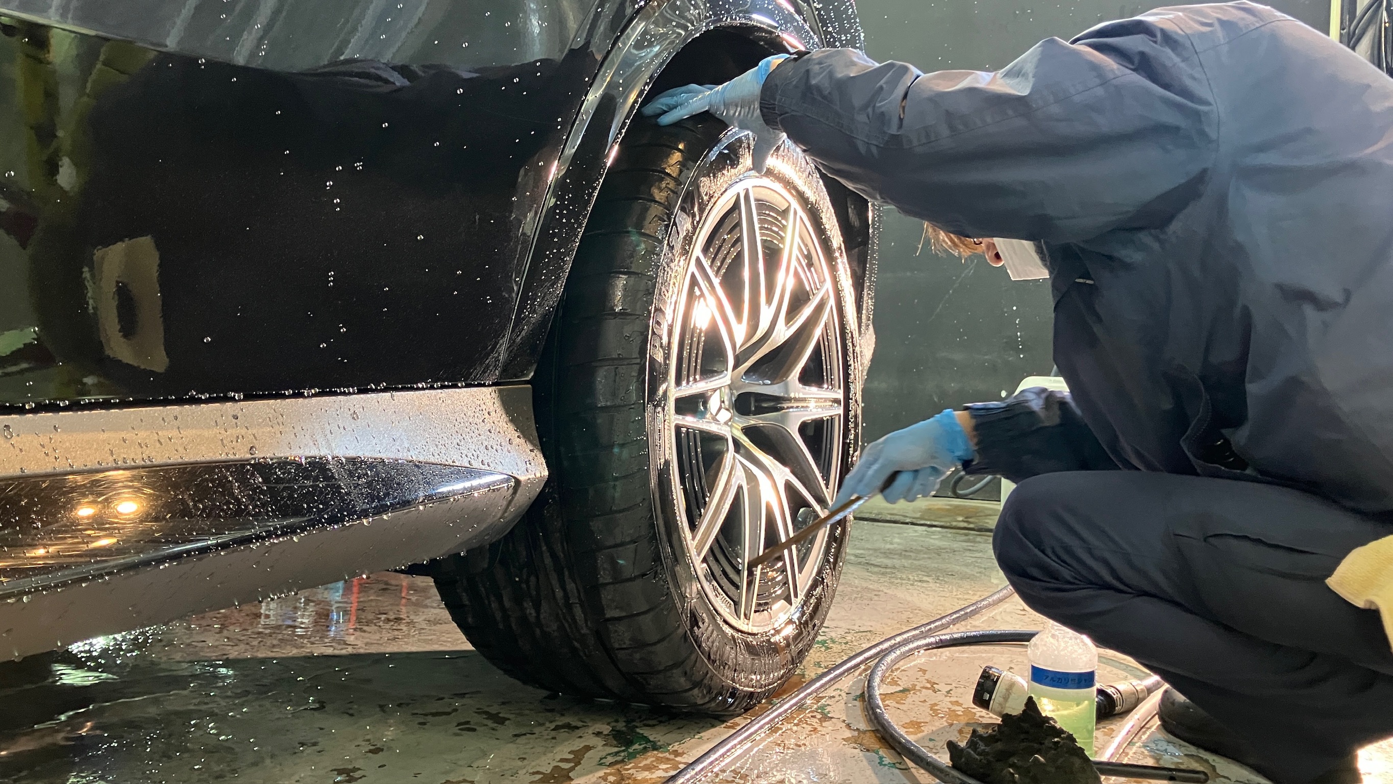 メルセデス・GLC43:ガードグレイズ施工:施工写真1