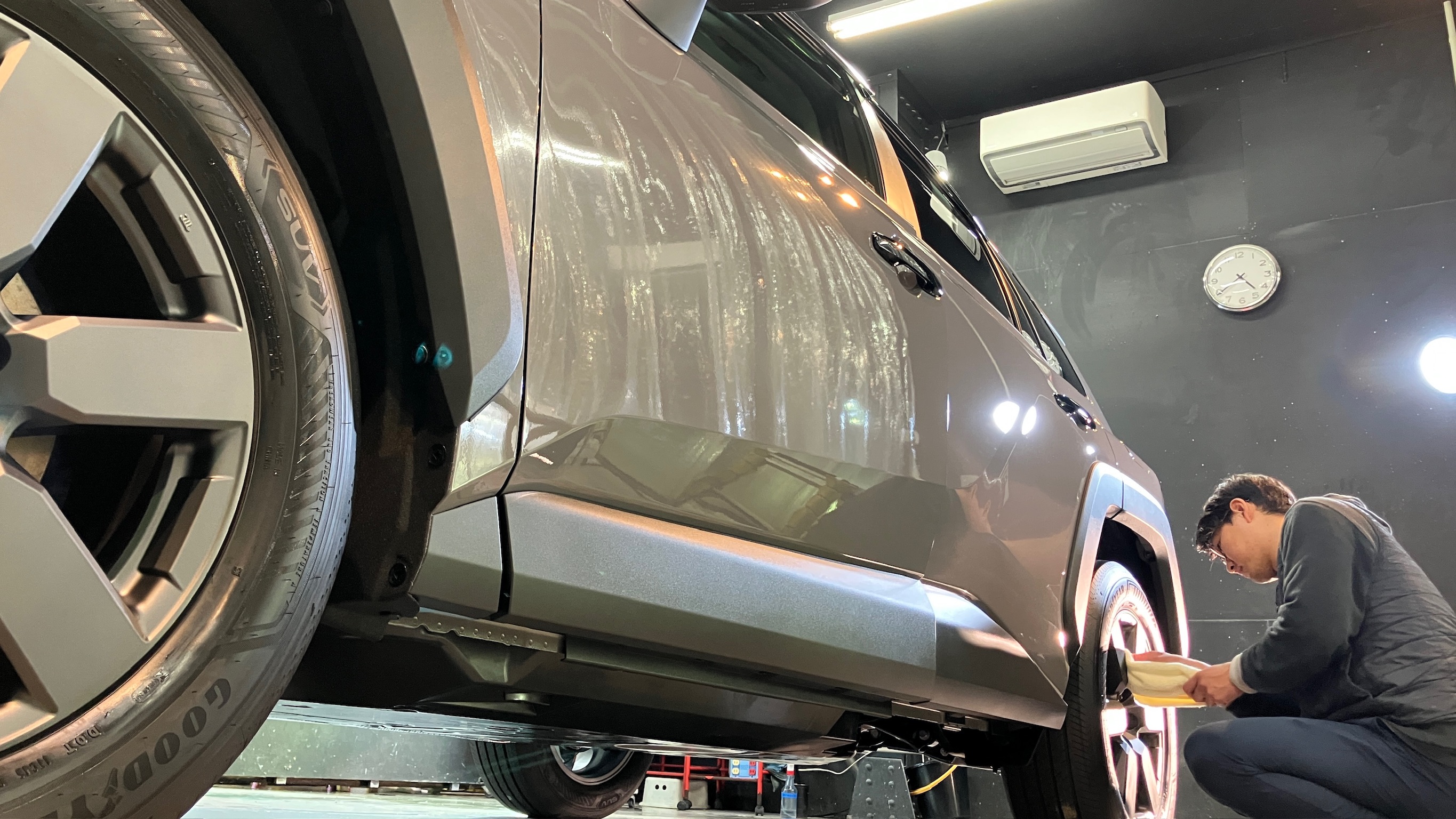 トヨタ・ガードグレイズ:ガラスコーティング施工:施工写真3