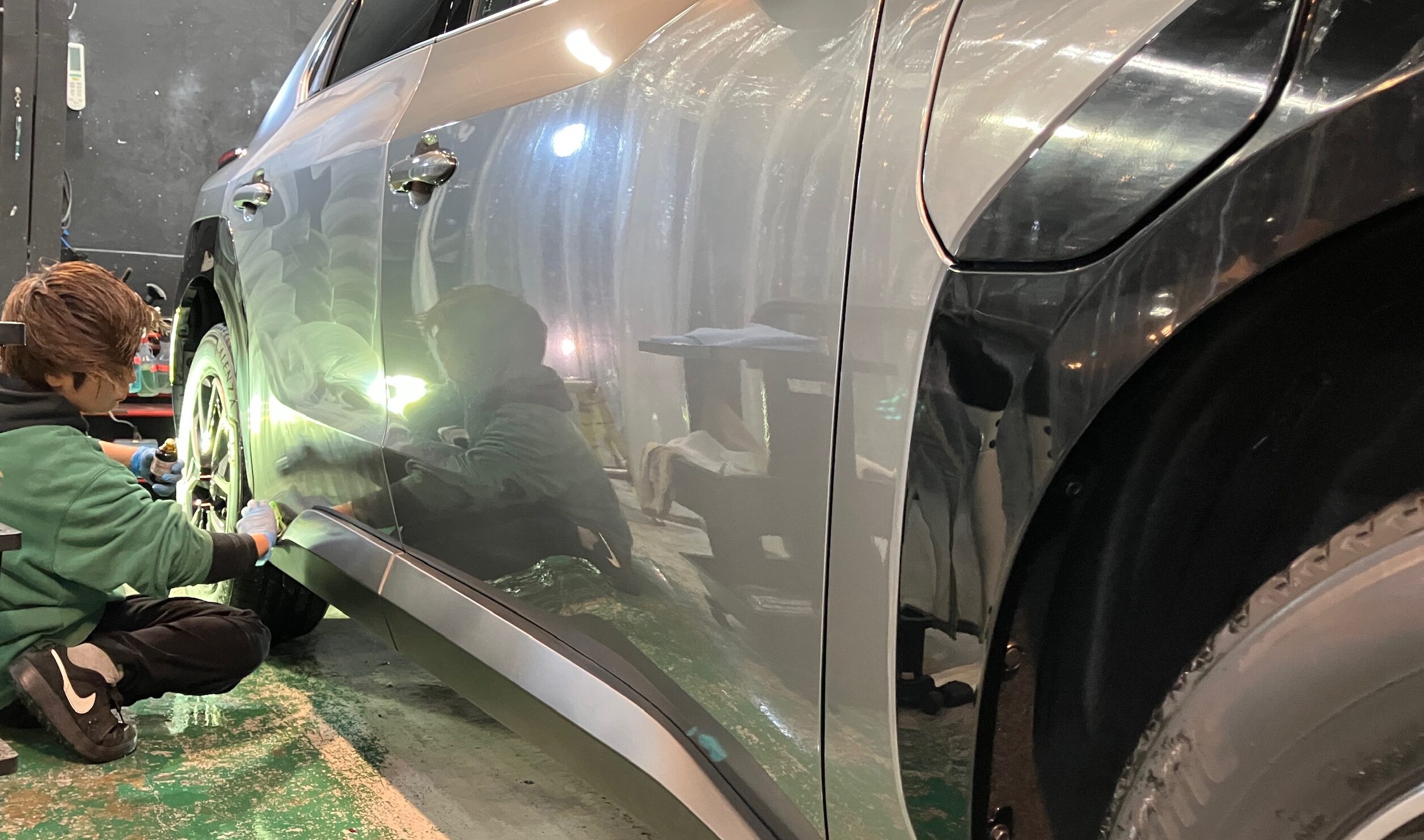 トヨタ・ｂｚ4ｘ：ガードグレイズ施工：施工写真３