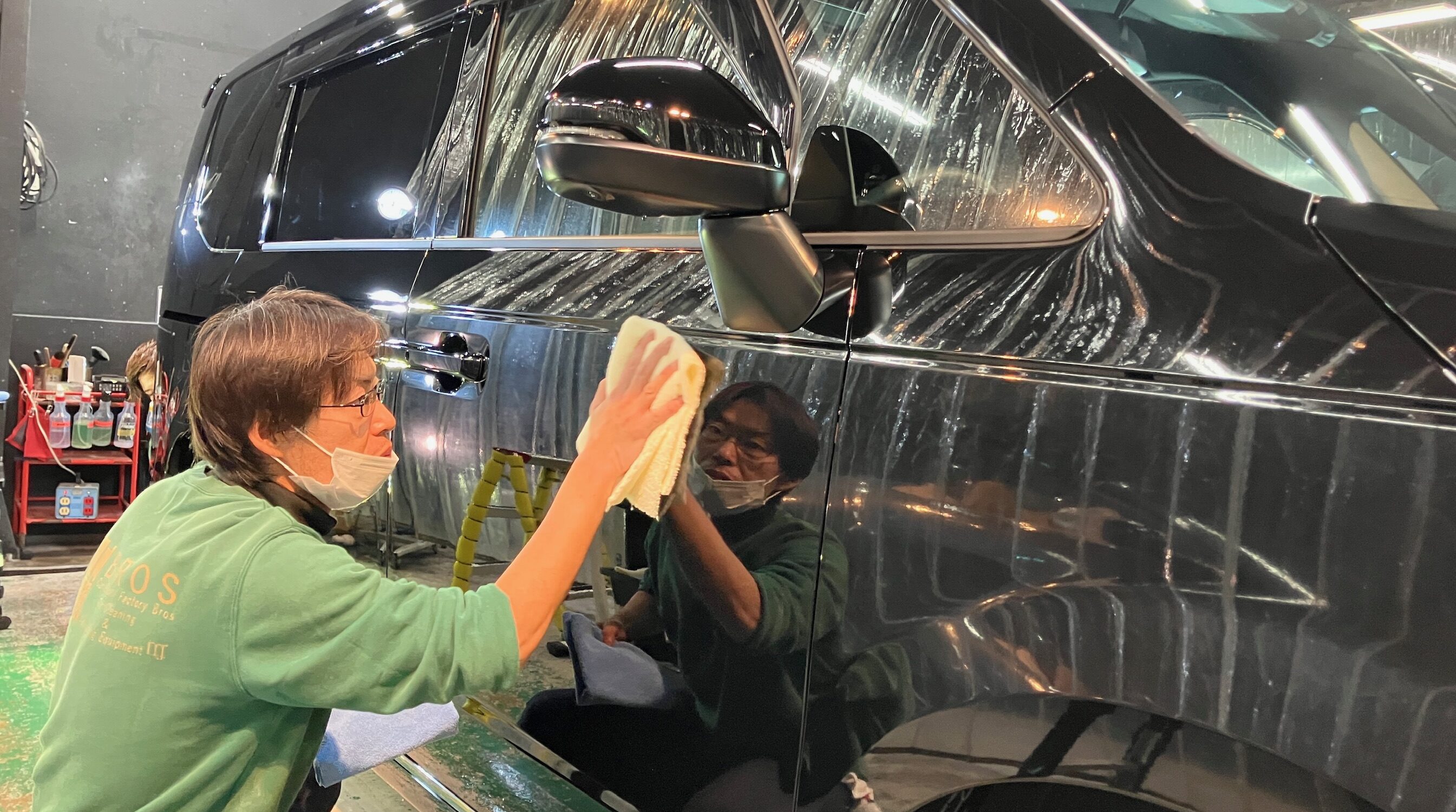 ホンダ・ステップワゴン：ガードグレイズ：施工写真２