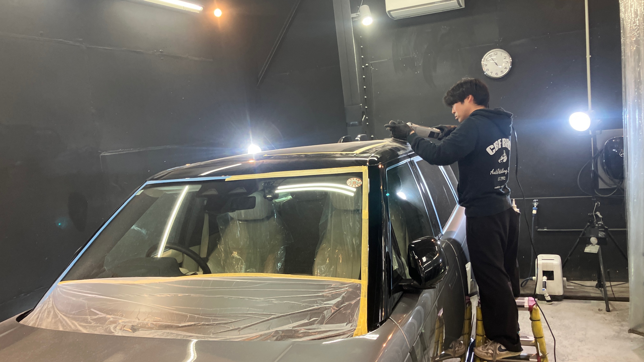 ランドローバー・レンジローバー:ガードグレイズ施工:施工写真1