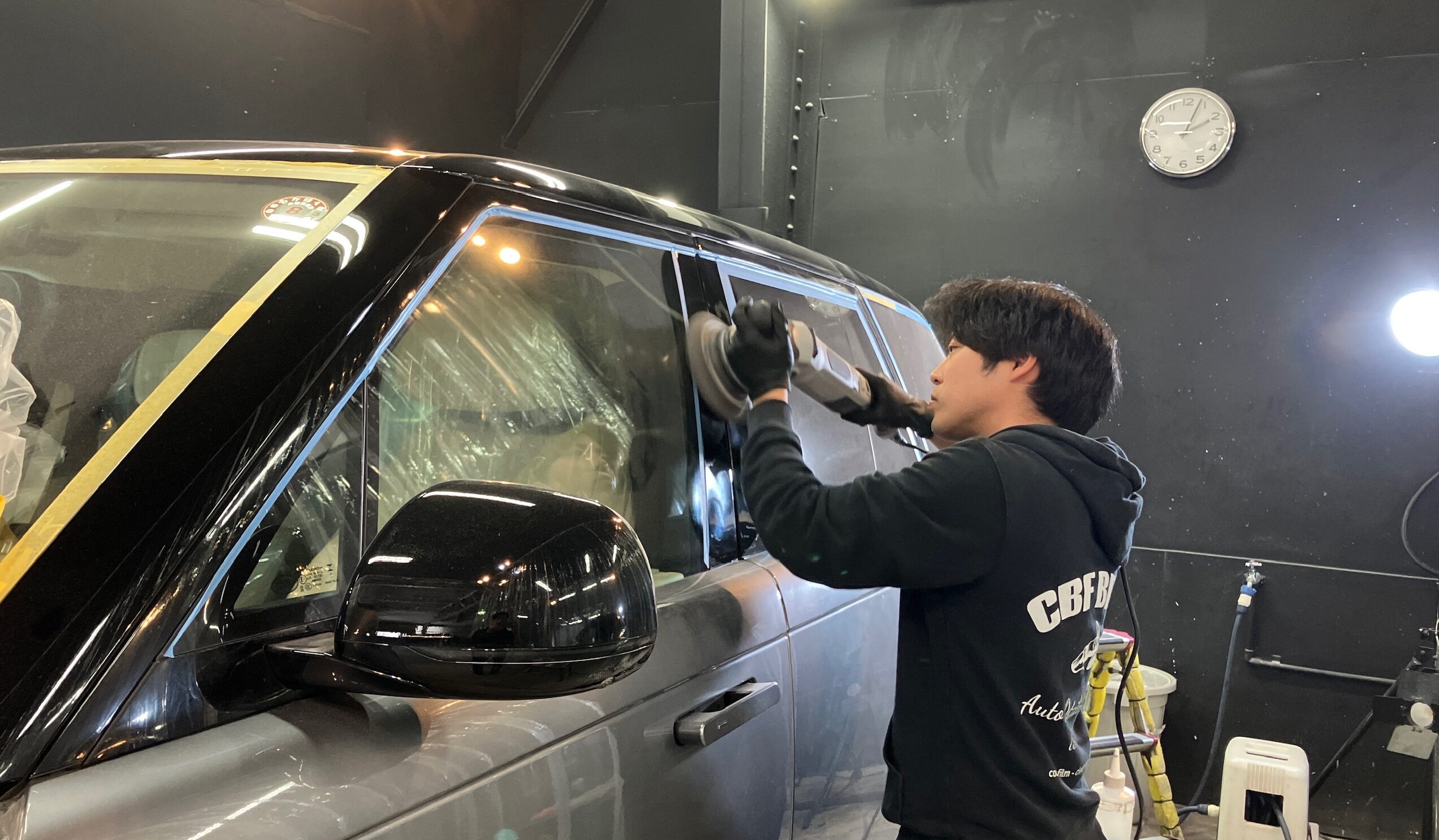 ランドローバー・レンジローバー:ガードグレイズ施工:施工写真2