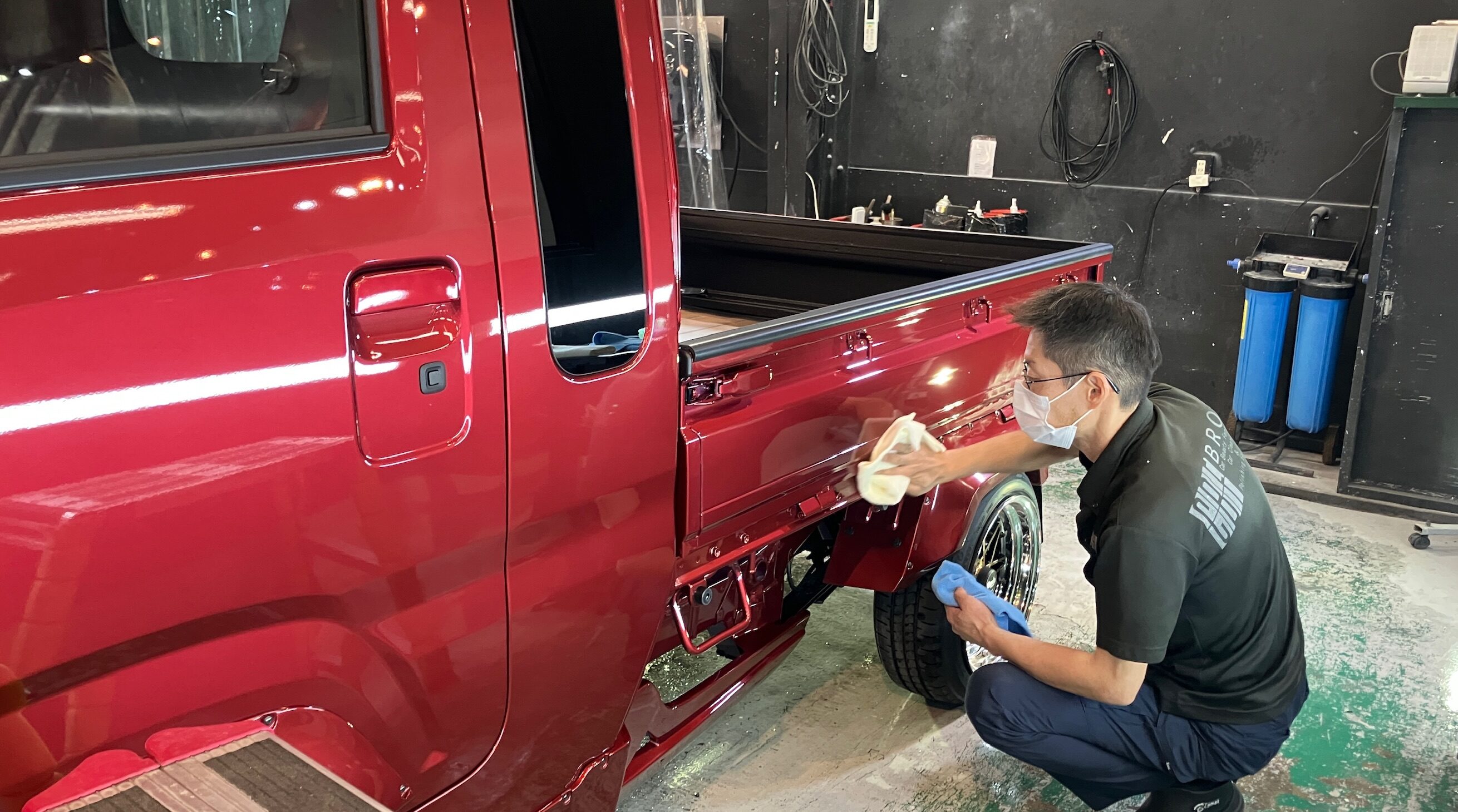 ダイハツ・ハイゼットトラック：ガードグレイズ施工：施工写真２