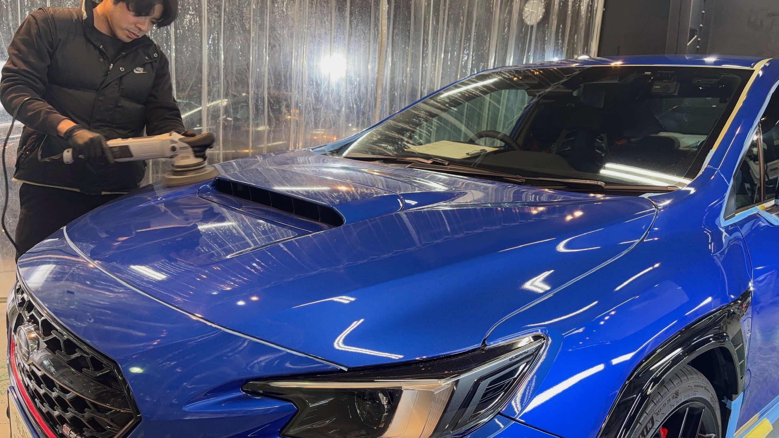 スバル・WRXS4:アドバンスド施工:施工写真1