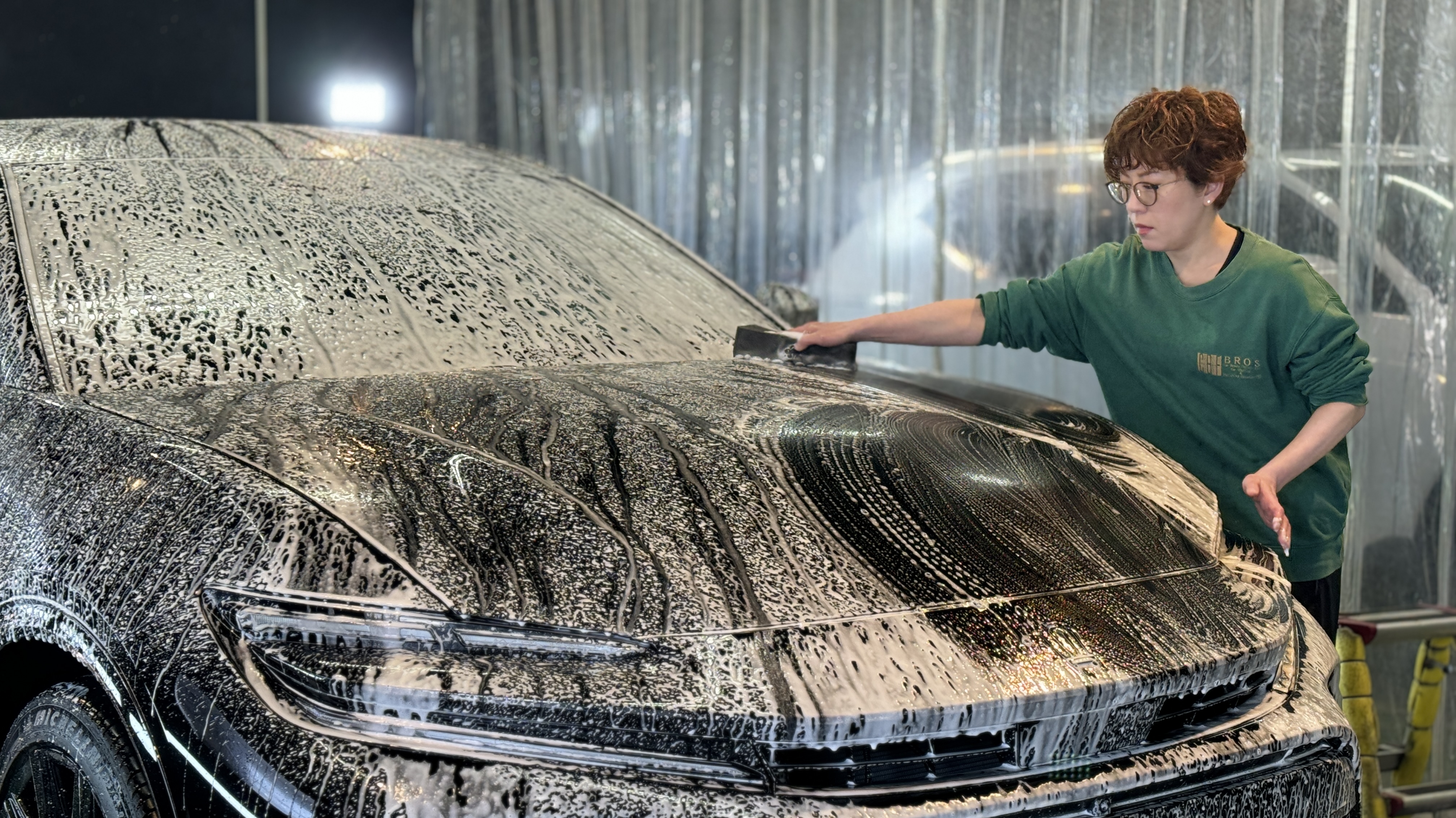 フォームガン泡洗車