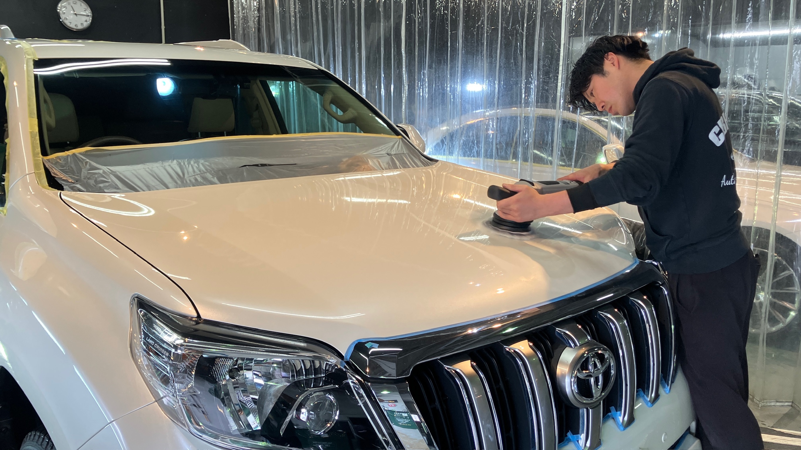 トヨタ・ランドクルーザープラド:アドバンスド施工:施工写真3