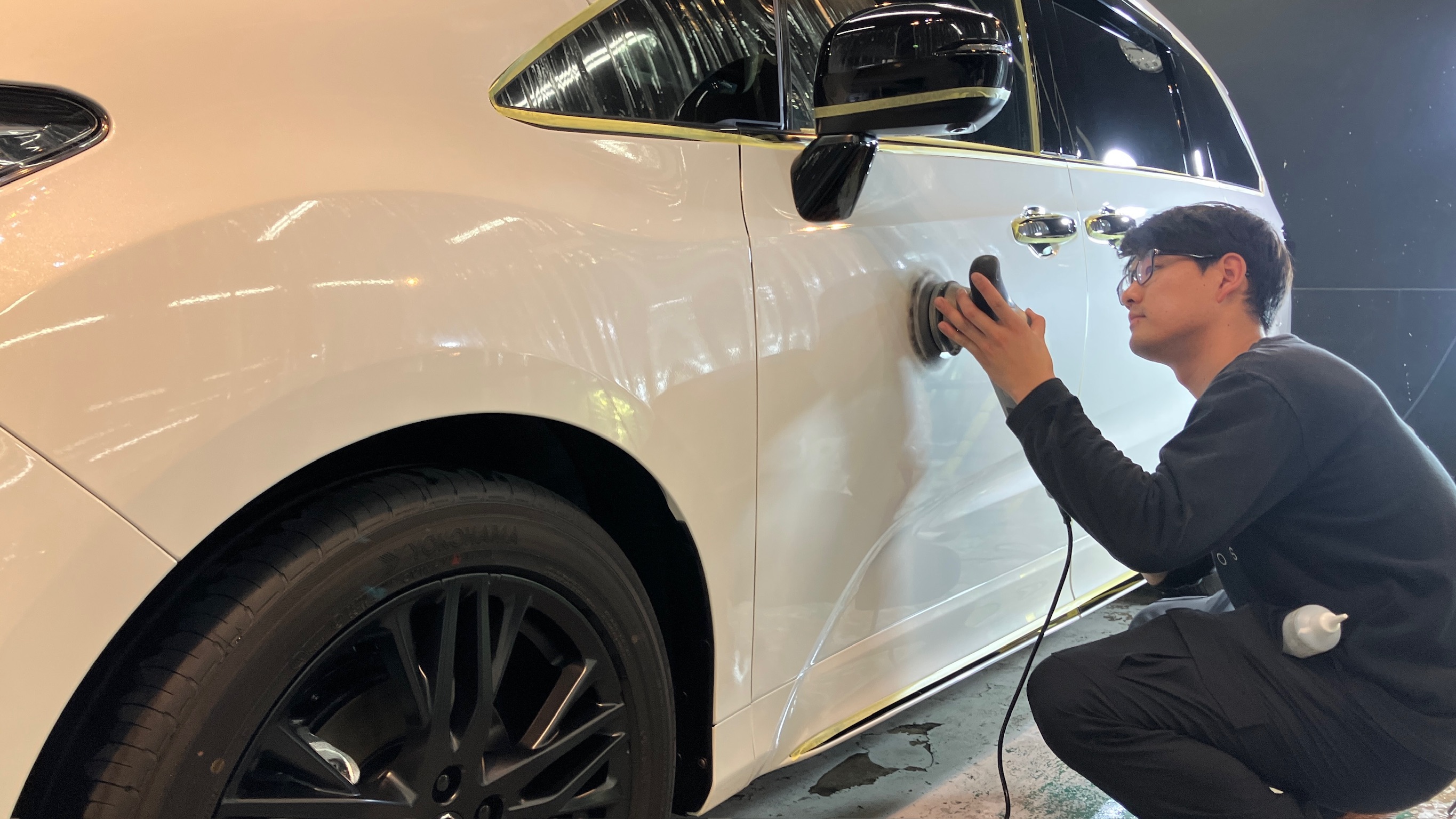 ホンダ・オデッセイ:アドバンスド施工:施工写真2