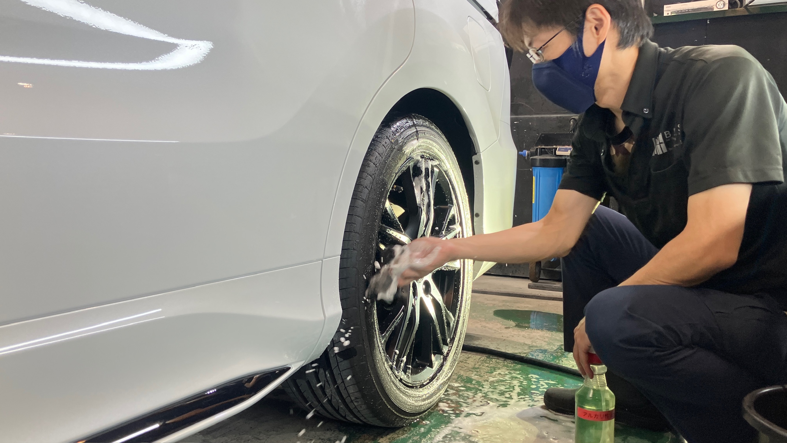 ホンダ・オデッセイ:コーティング部分補修:施工写真3