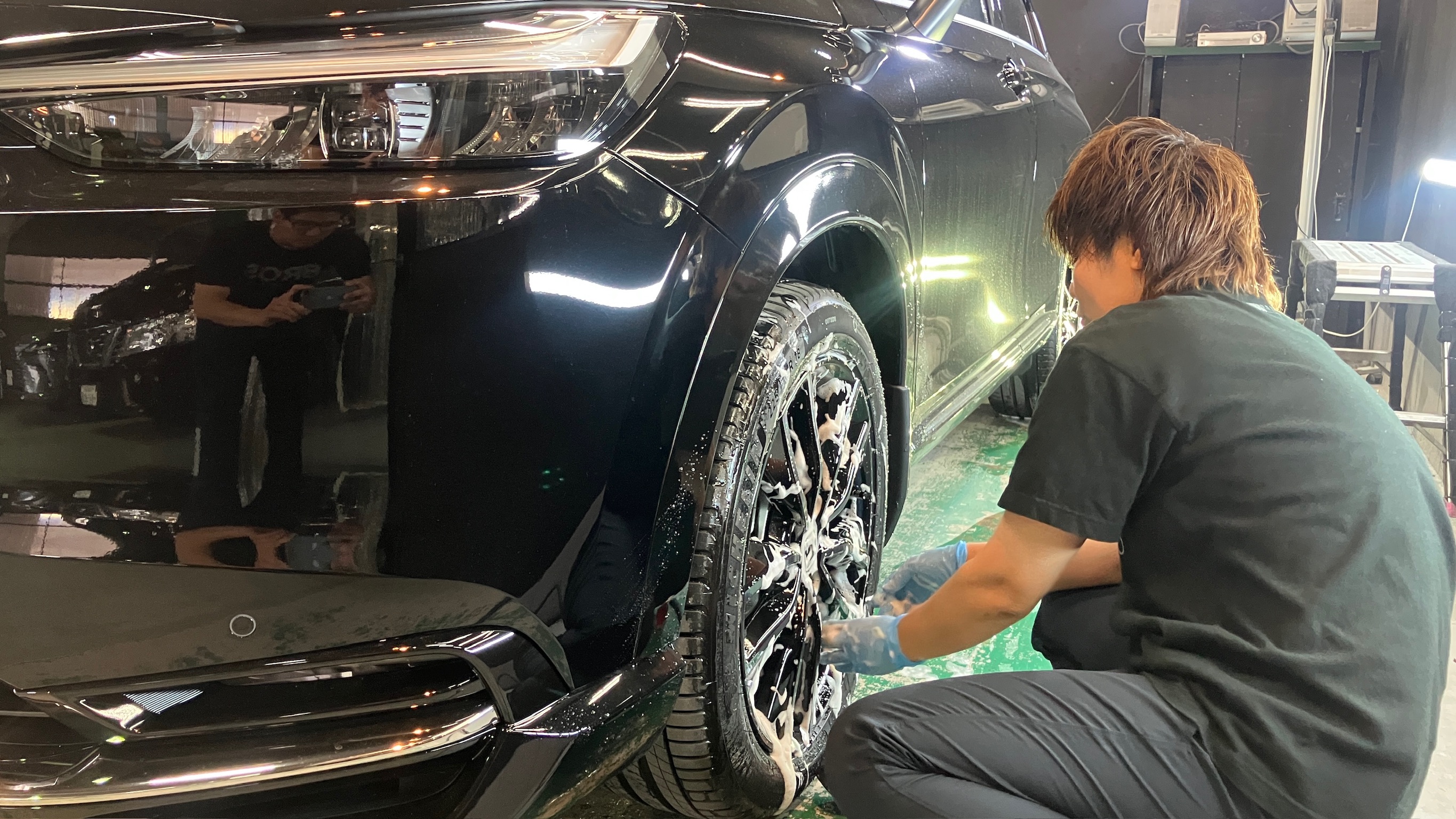 ホンダ・ヴェゼル：クラスH施工：施工写真１